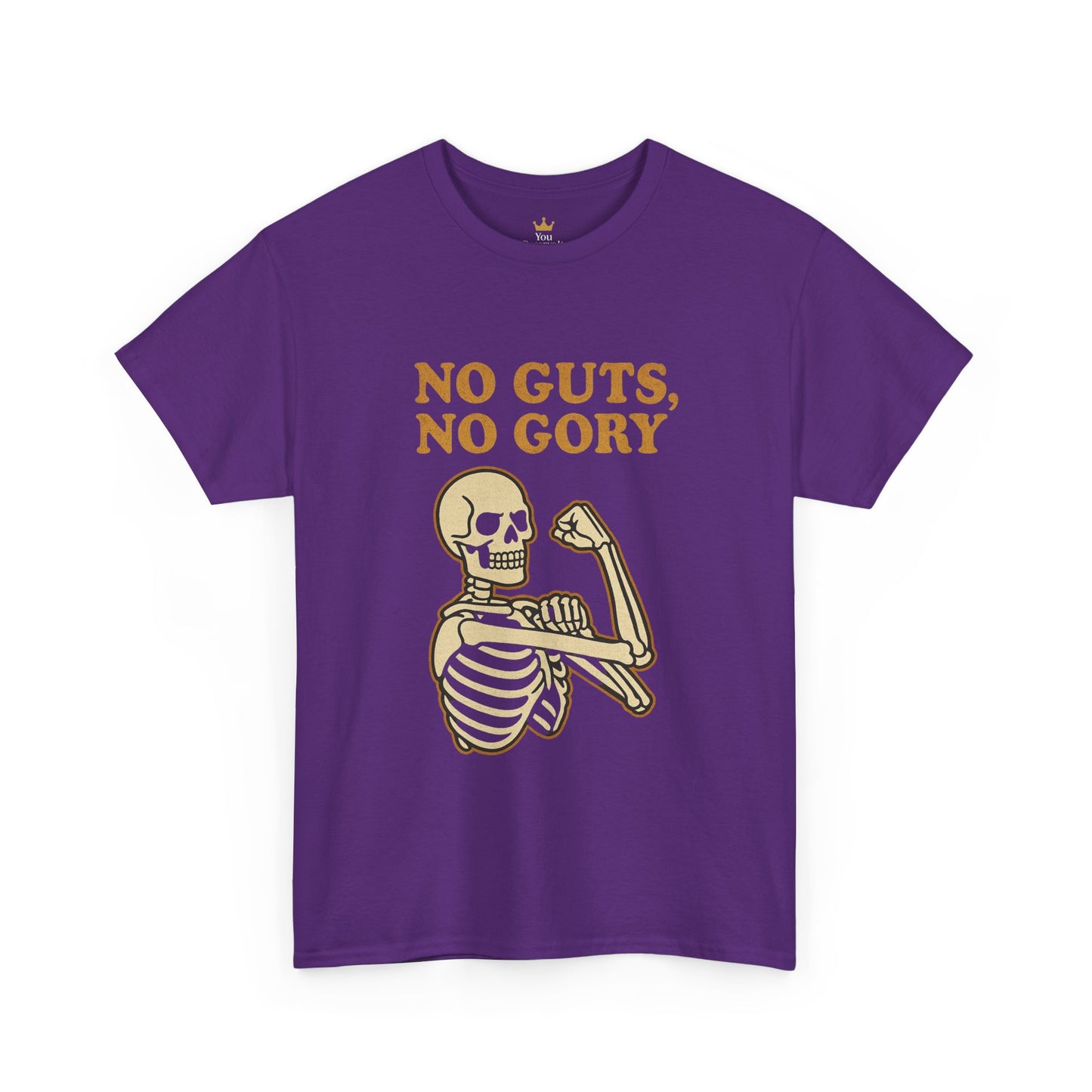No Guts, No Gory | Halloween Skeleton Motivation Tee