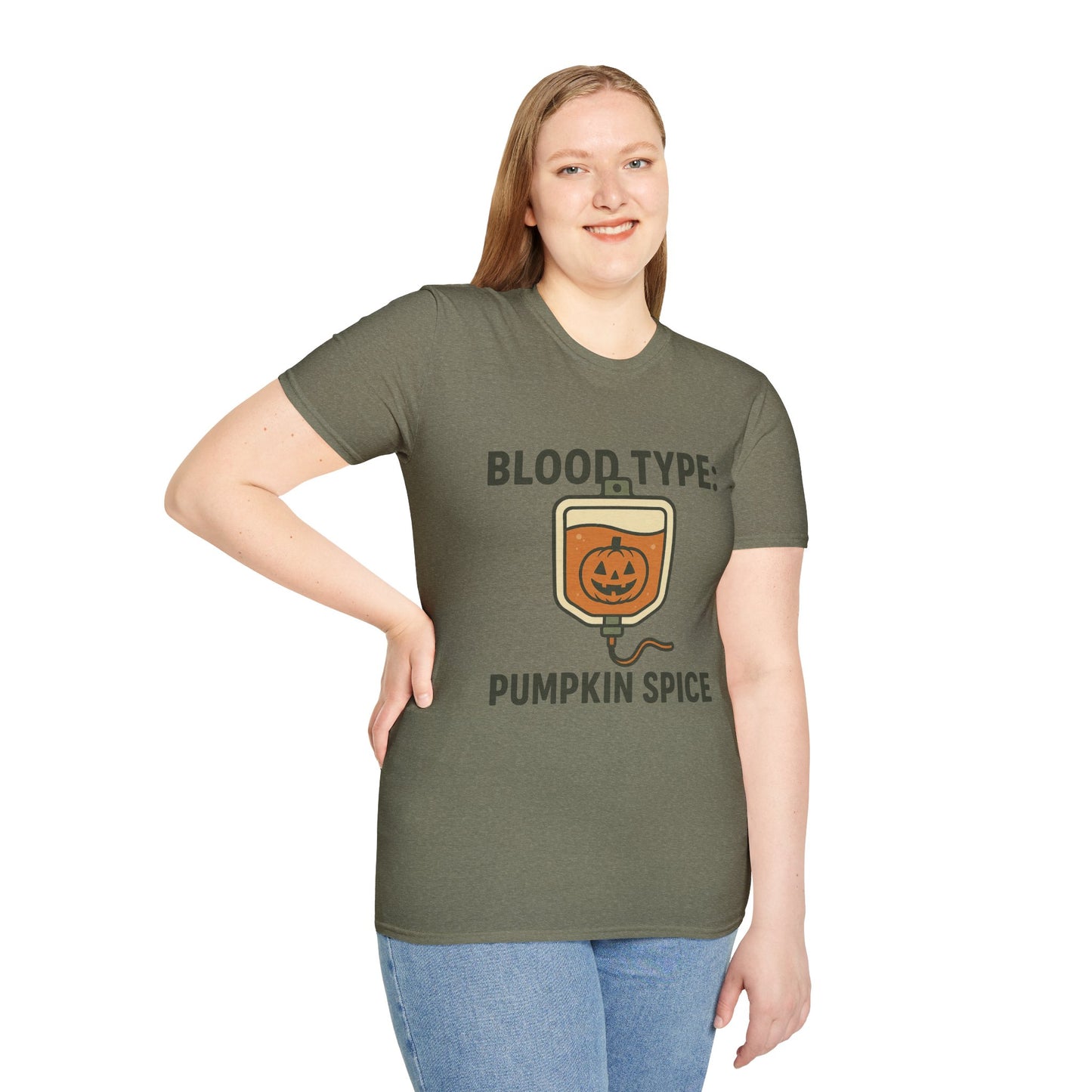 Blood Type: Pumpkin Spice | Funny Fall T-Shirt