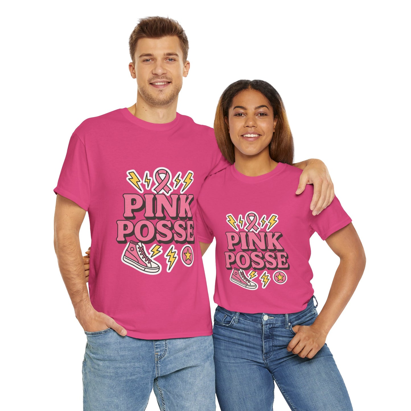 Pink Posse | Retro Breast Cancer Awareness Tee