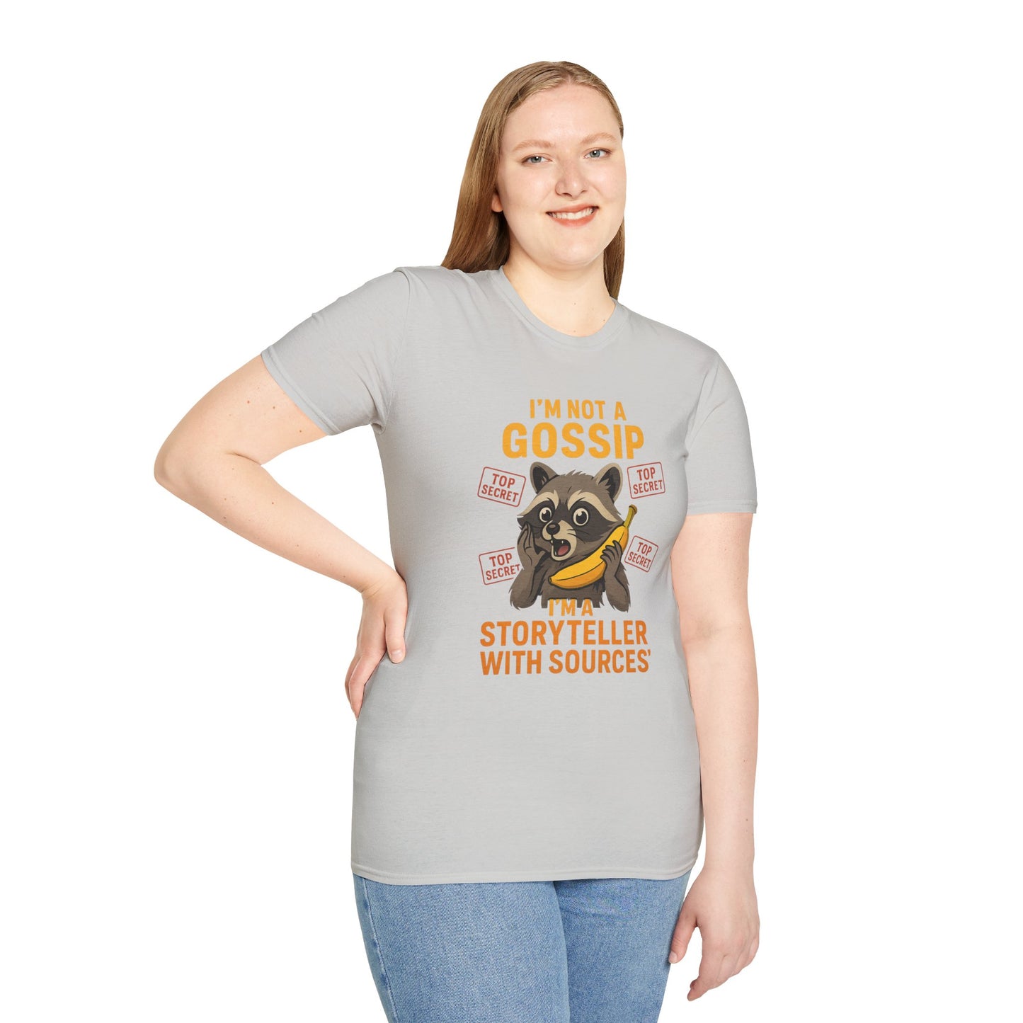 Funny Animal T-Shirt, I'm Not a Gossip Storyteller Tee, Gift for Animal Lovers, Casual Wear, Humorous Tees