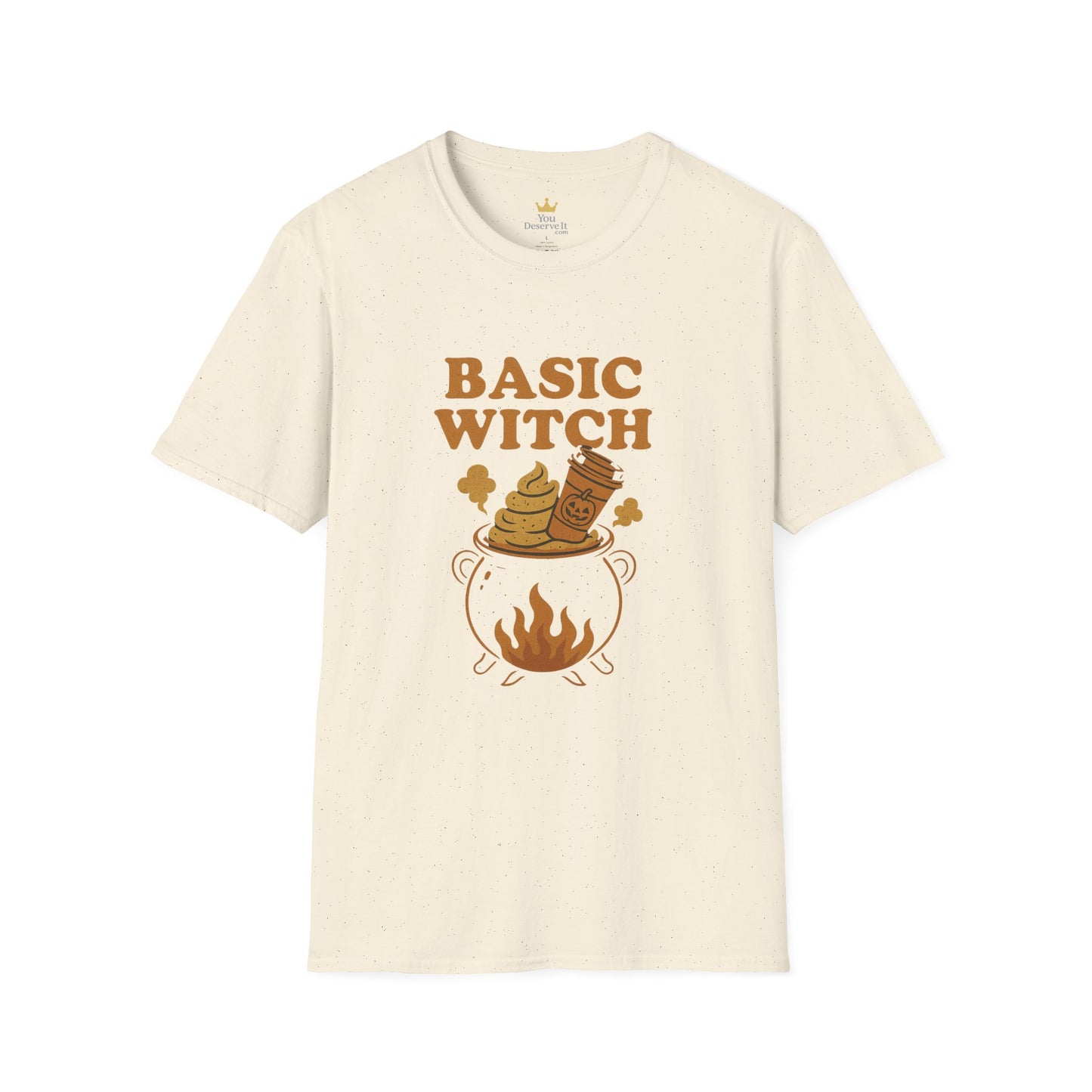 Basic Witch Halloween Shirt | Funny Fall PSL Cauldron Tee | Pumpkin Spice Sarcasm T-Shirt
