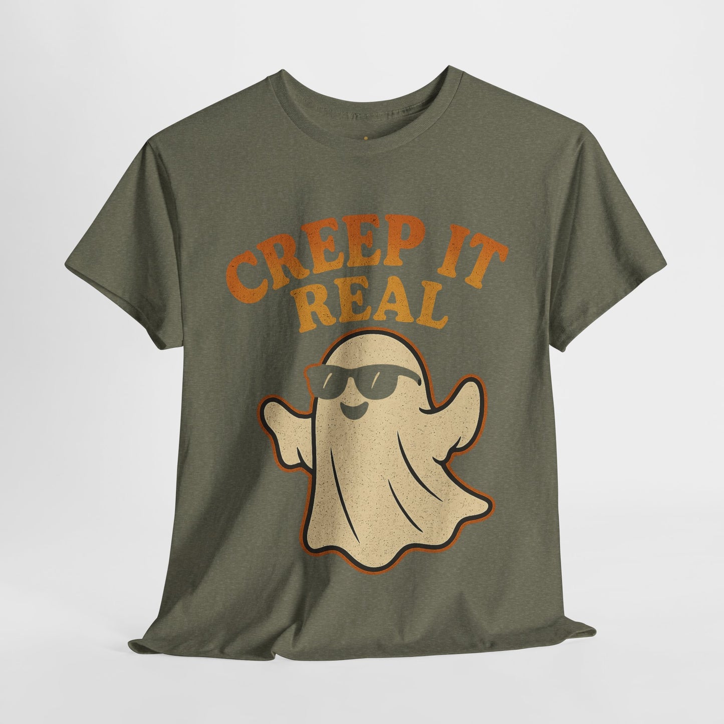 Creep It Real Shirt | Funny Halloween Ghost T-Shirt with Sunglasses