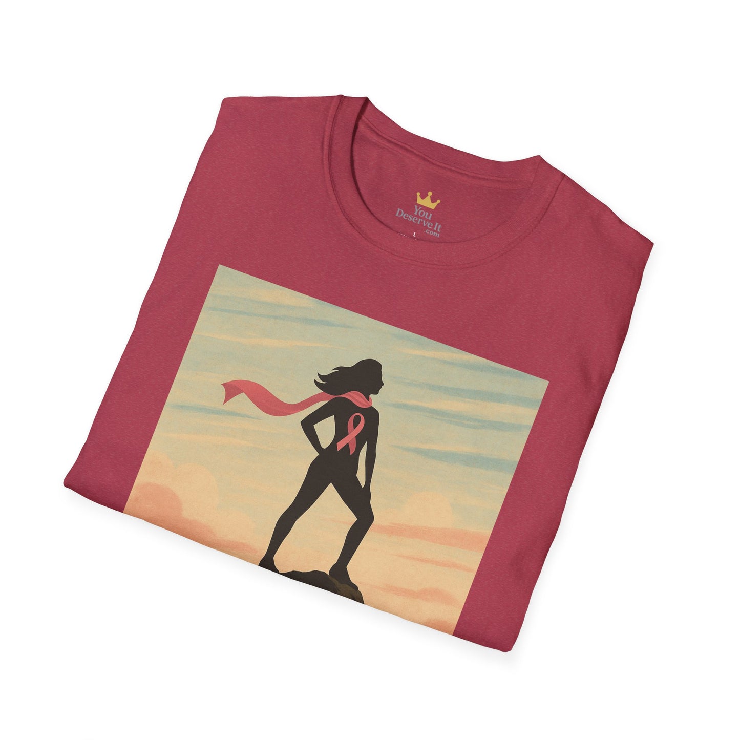 Still Standing Shirt | Breast Cancer Survivor Graphic Tee | Warrior Woman Ribbon Shirt