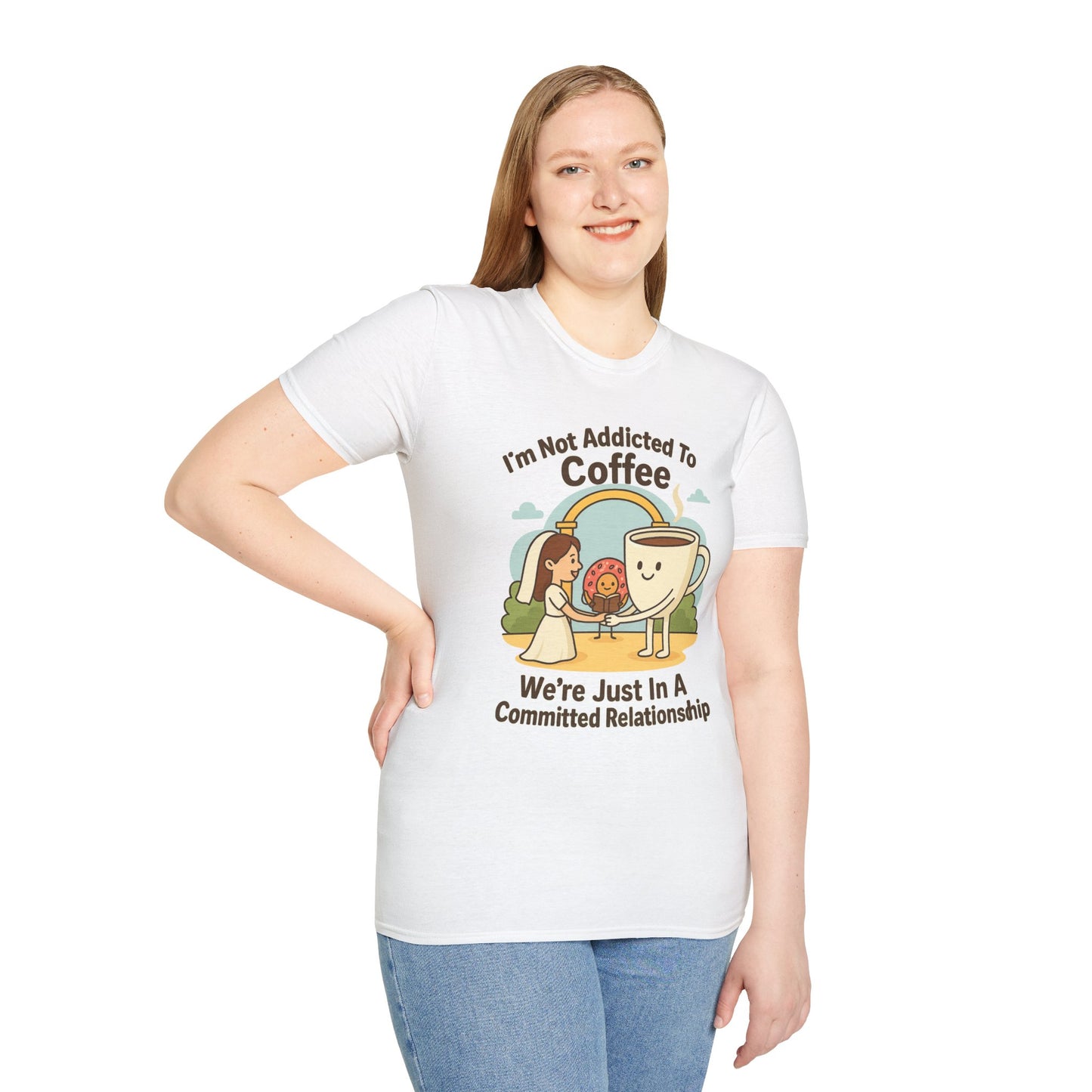 Coffee Lover's Unisex T-Shirt, Funny Coffee Tee, Cute Relationship Shirt, Gift for Caffeine Addicts, Perfect for Birthdays