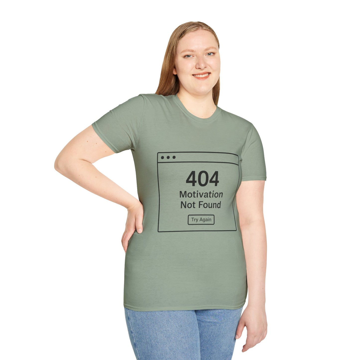 404: Motivation Not Found Tee – Your New Favorite Mood Shirt
