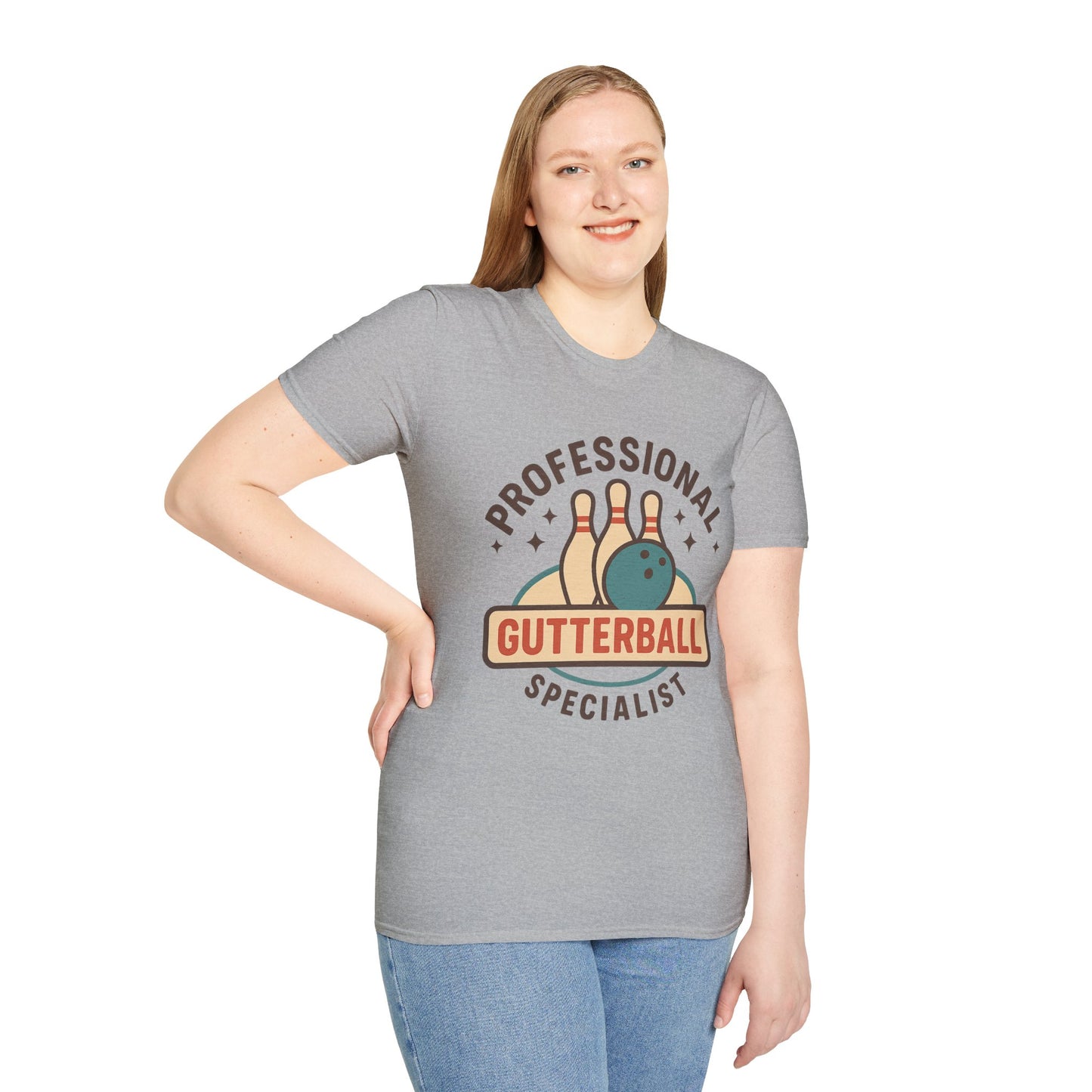 Professional Gutterball Specialist – Retro Bowling League T-Shirt