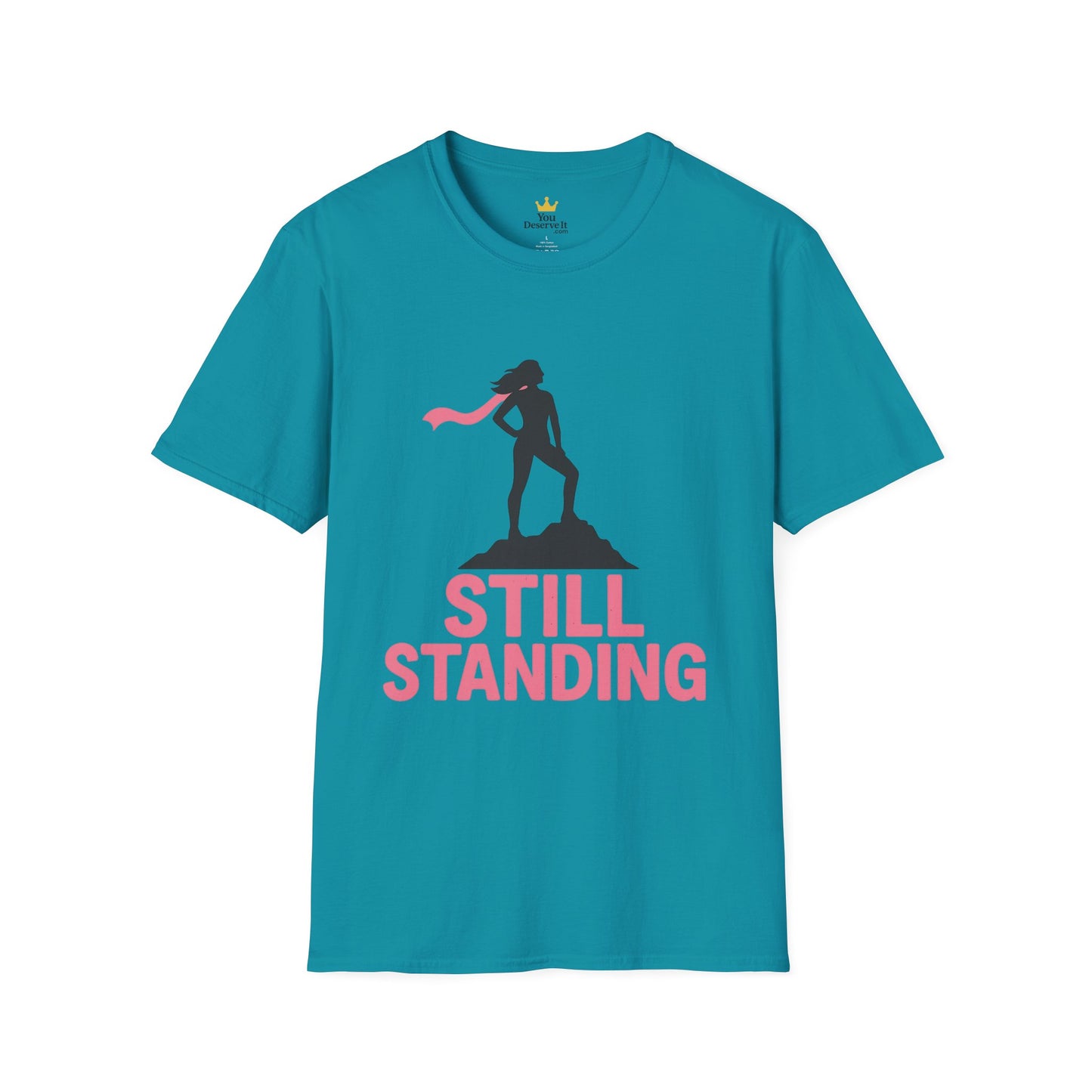 Still Standing Breast Cancer Warrior Shirt | Survivor Strength Tee for Women