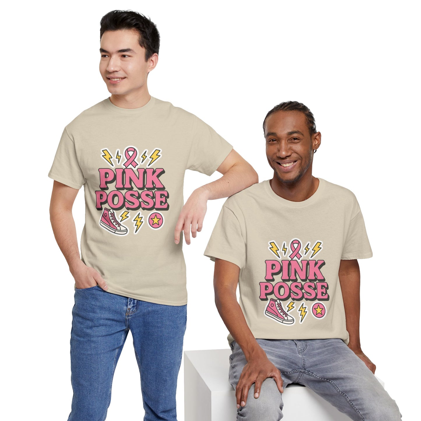 Pink Posse | Retro Breast Cancer Awareness Tee
