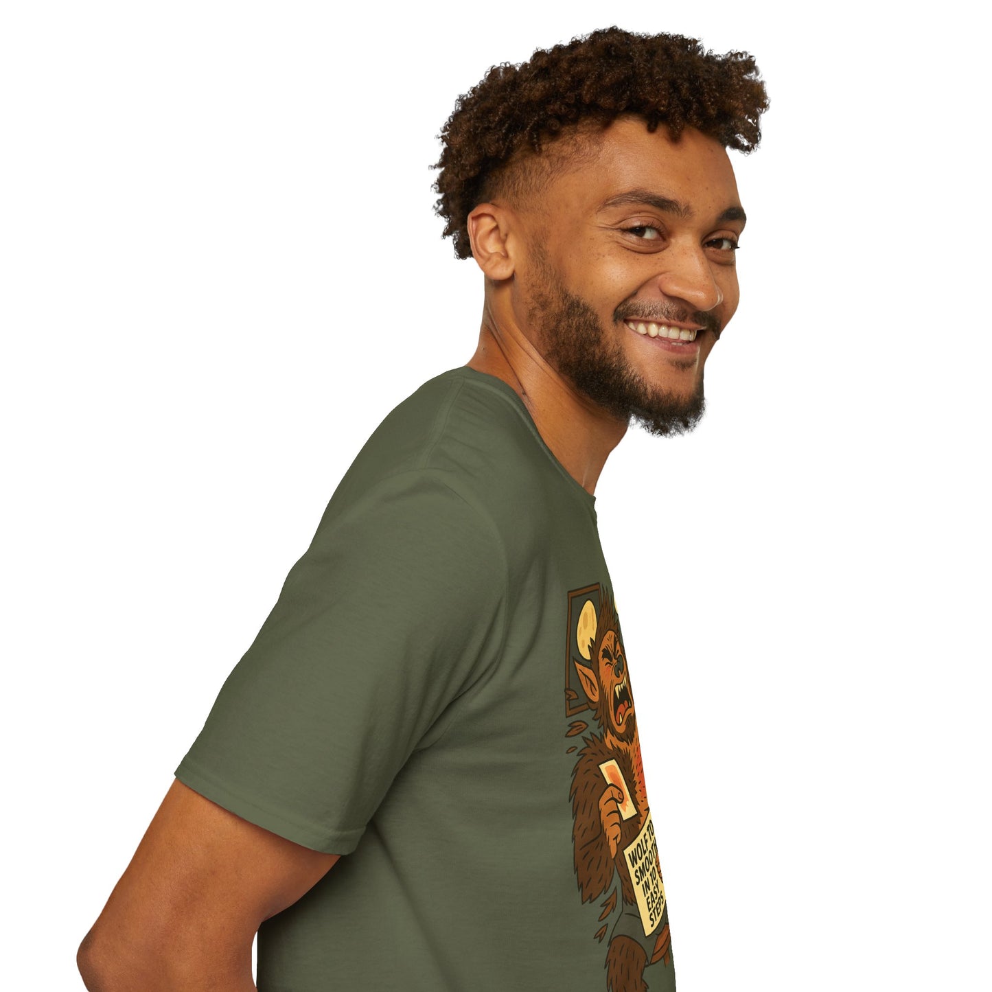 Werewolf Waxing Humor T-Shirt – “Wolf to Smooth” Spa Comedy Design