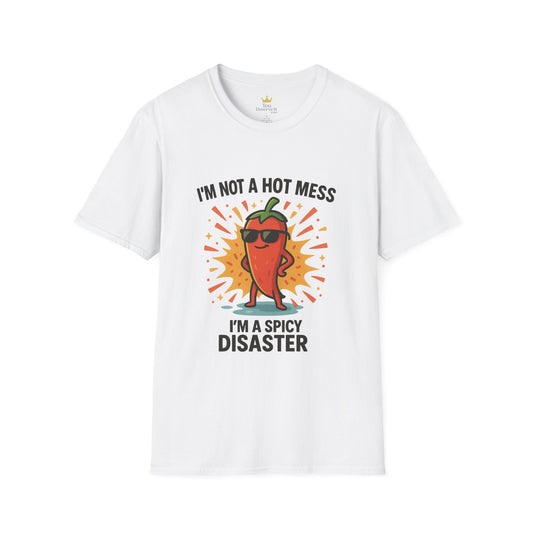 Spicy Disaster T-Shirt - Funny Unisex Tee, Gift for Friends, Casual Wear, Humorous Apparel, Birthday Gift, Summer Vibes