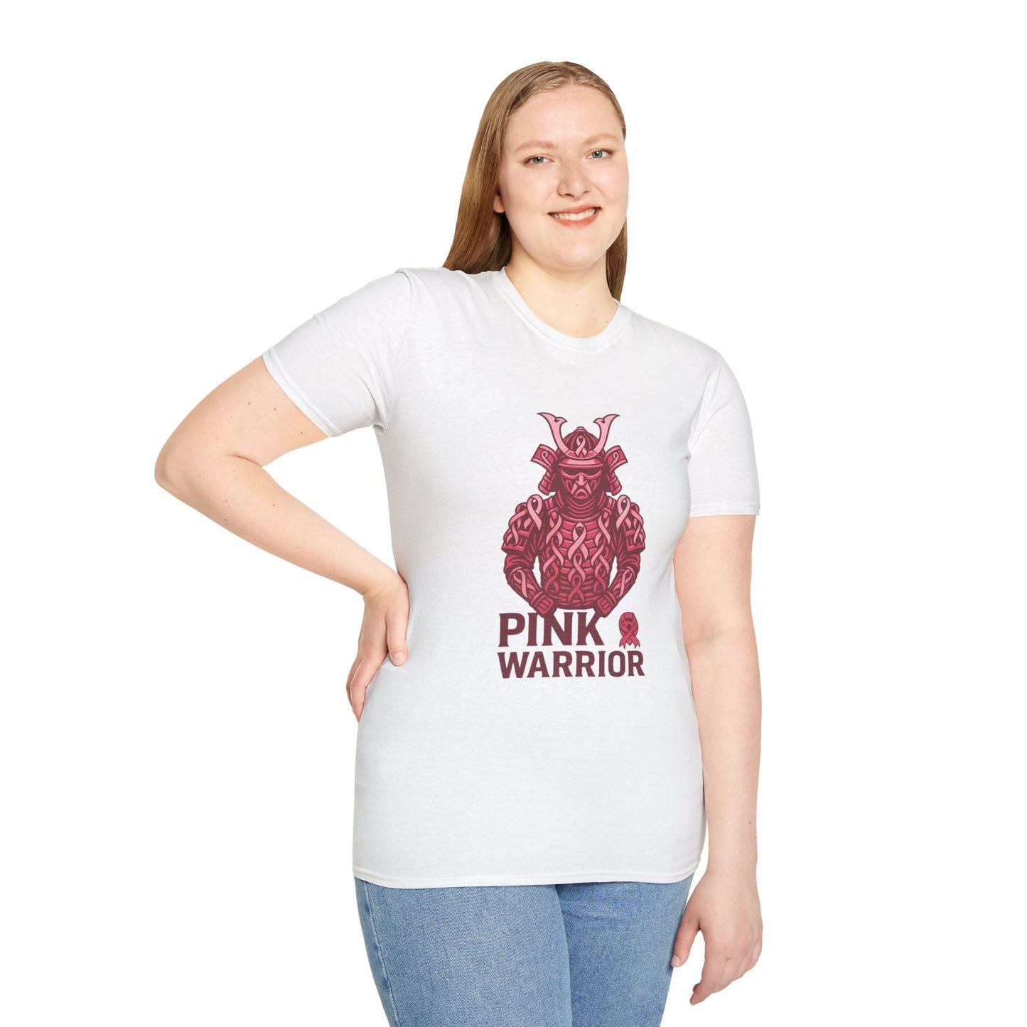 Pink Warrior Samurai T-Shirt | Breast Cancer Awareness Shirt for Fighters and Supporters
