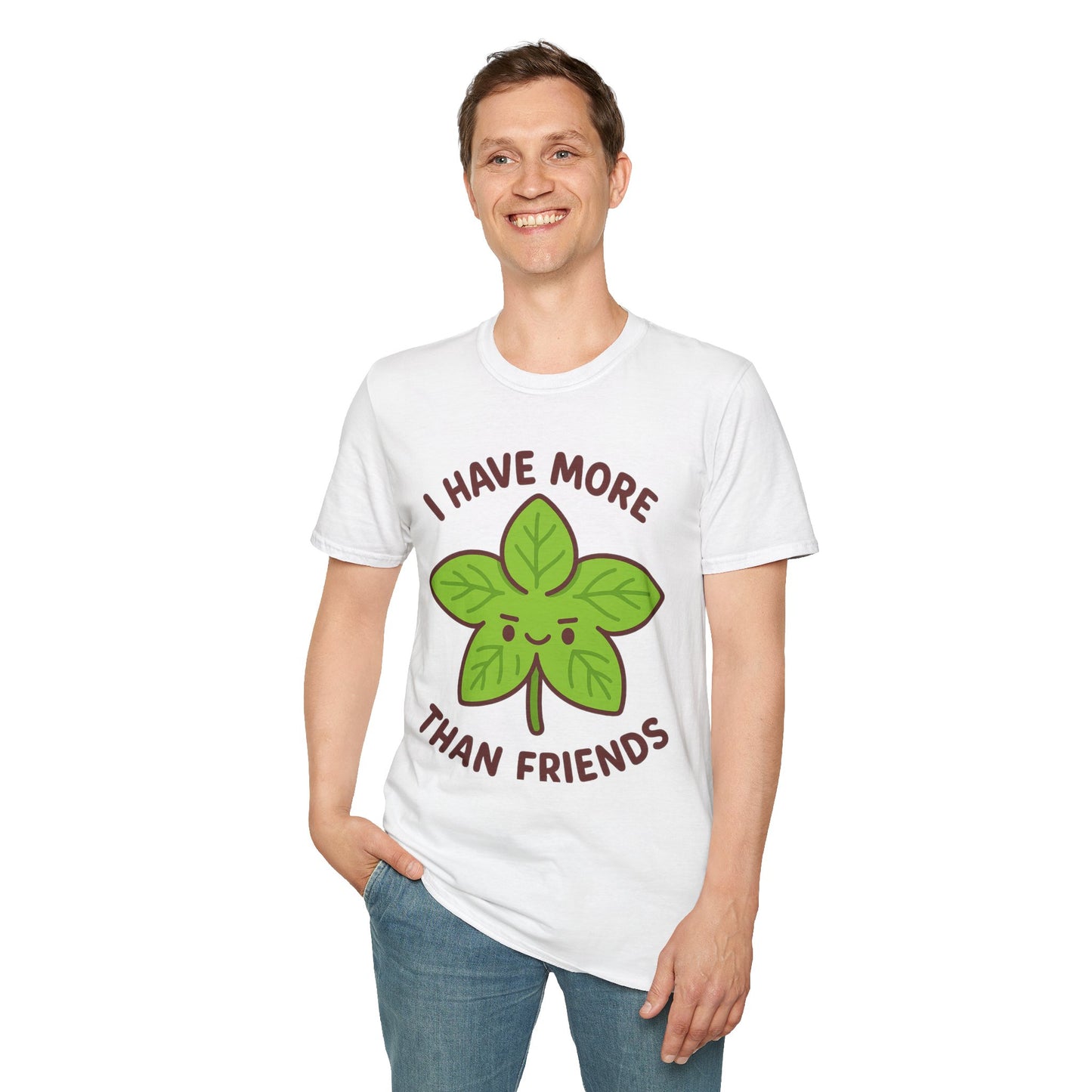 I Have More Basil Than Friends – Cute Kawaii Garden T-Shirt