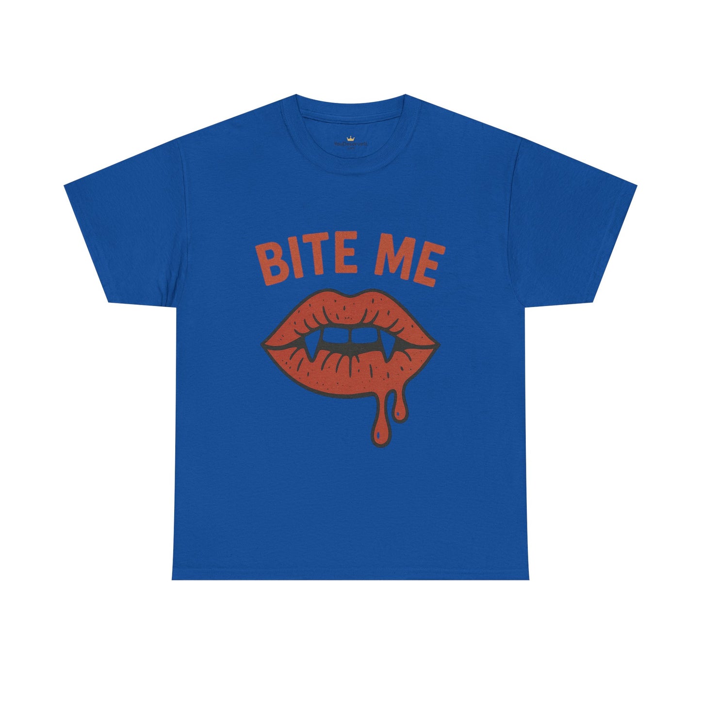 Bite Me Graphic Tee | Unisex Cotton Shirt, Halloween Apparel, Funny T-Shirt, Gothic Style, Trendy Graphic Tee
