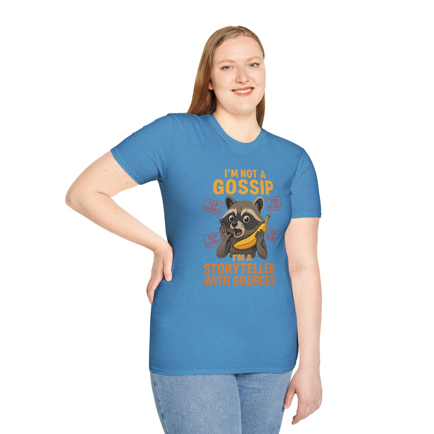 Funny Animal T-Shirt, I'm Not a Gossip Storyteller Tee, Gift for Animal Lovers, Casual Wear, Humorous Tees