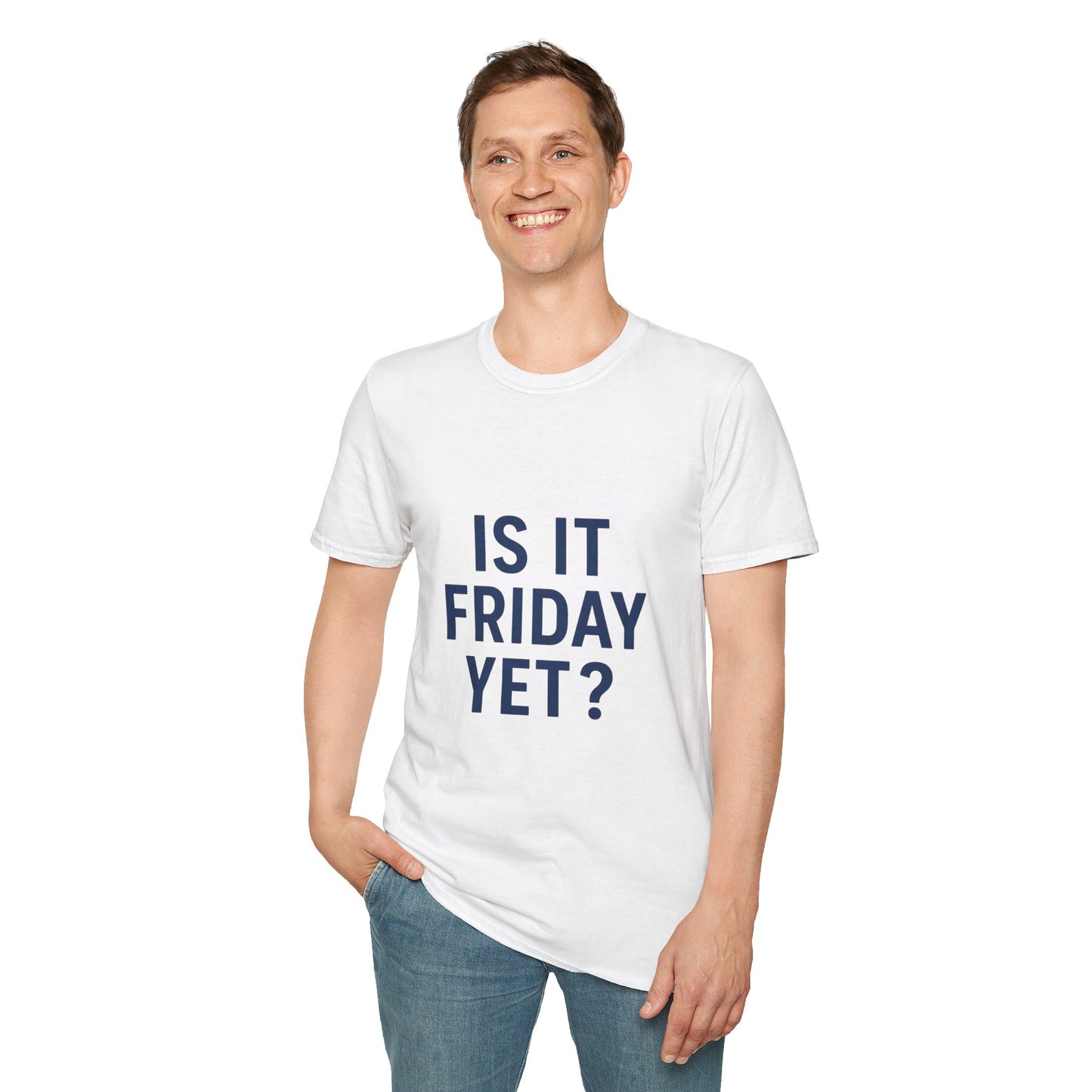 Is It Friday Yet? T-Shirt | Funny Work Week Shirt for Office Zombies