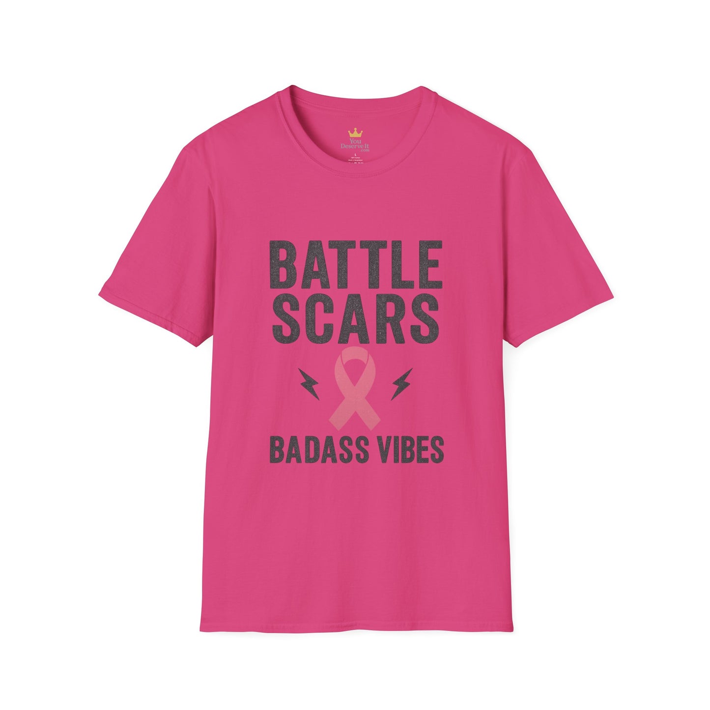 Battle Scars & Badass Vibes | Breast Cancer Warrior Tee