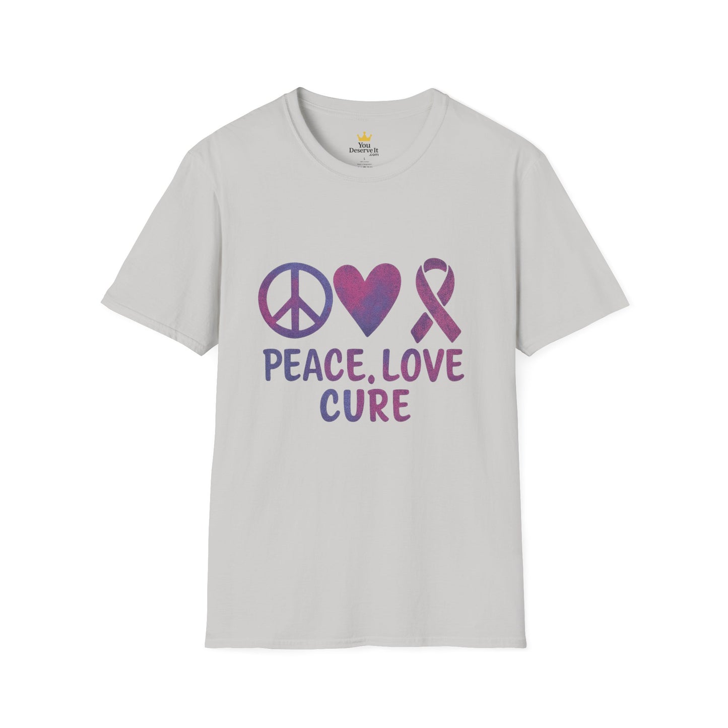 Peace Love Cure Shirt | Breast Cancer Awareness Tee | Support, Strength, and Hope