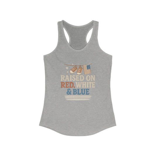 Raised on Red, White & Blue | Vintage Patriotic Tank