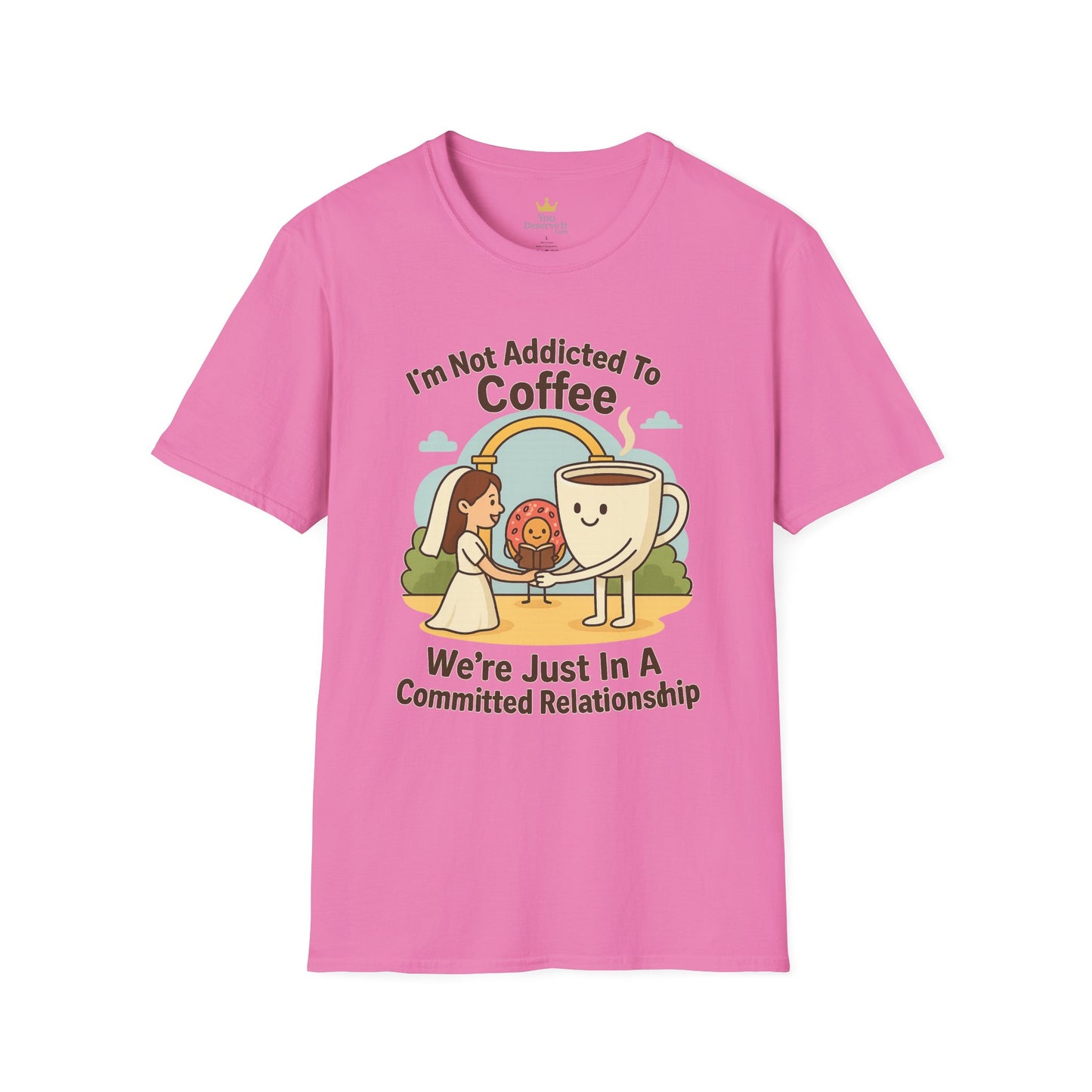 Coffee Lover's Unisex T-Shirt, Funny Coffee Tee, Cute Relationship Shirt, Gift for Caffeine Addicts, Perfect for Birthdays