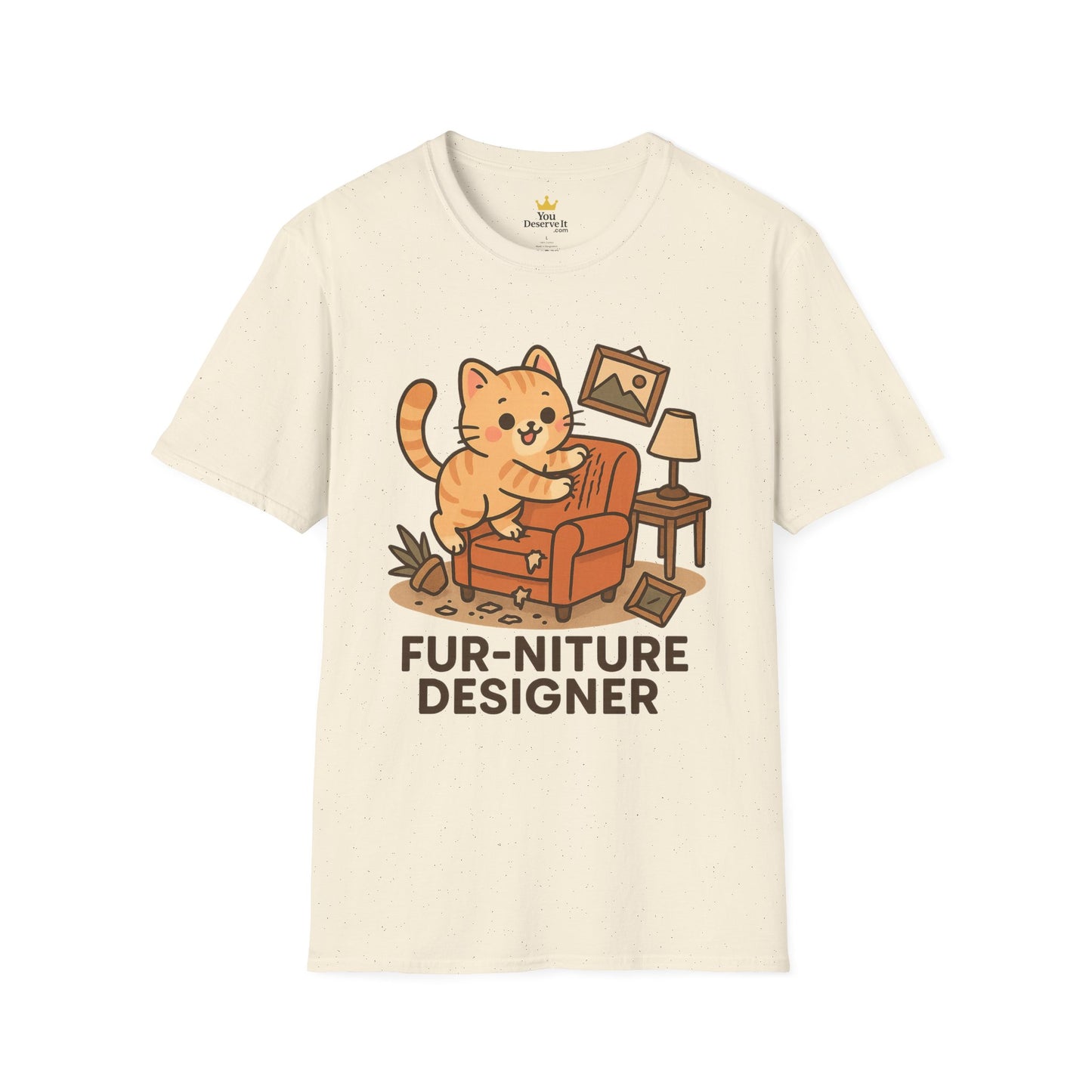 "Fur-niture Designer" Tee – For the Pet Parent Who Gets It