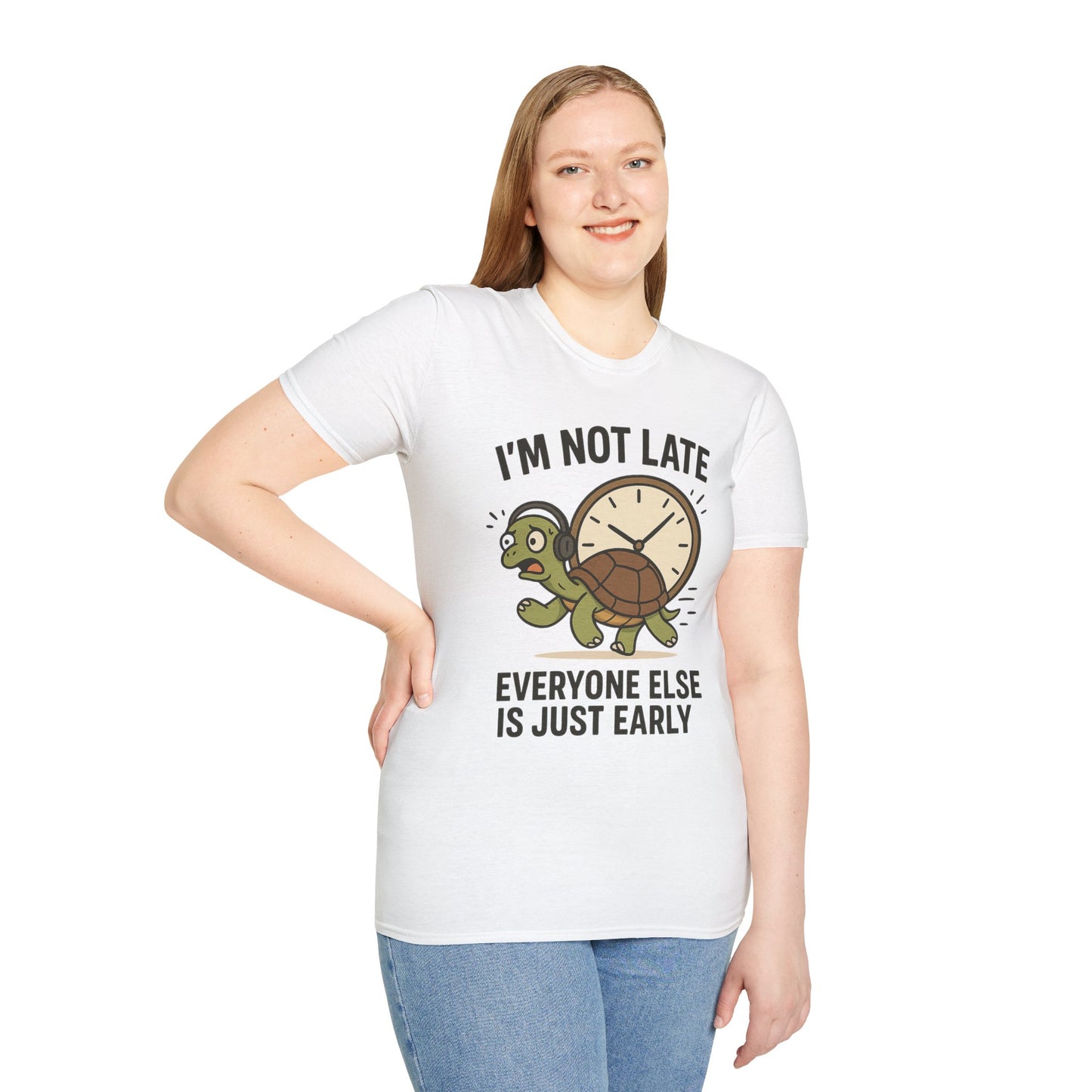 Funny Turtle T-Shirt, Humorous Gift for Friends, Unisex Graphic Tee, Birthday Present, Casual Wear, Animal Lover Shirt