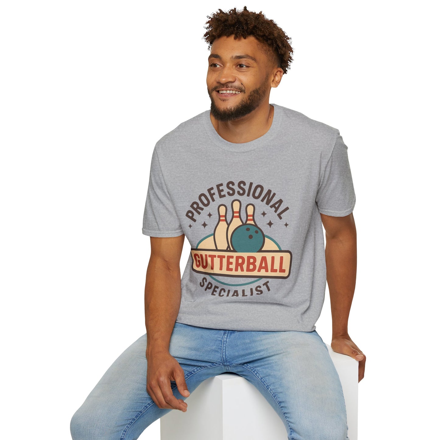 Professional Gutterball Specialist – Retro Bowling League T-Shirt