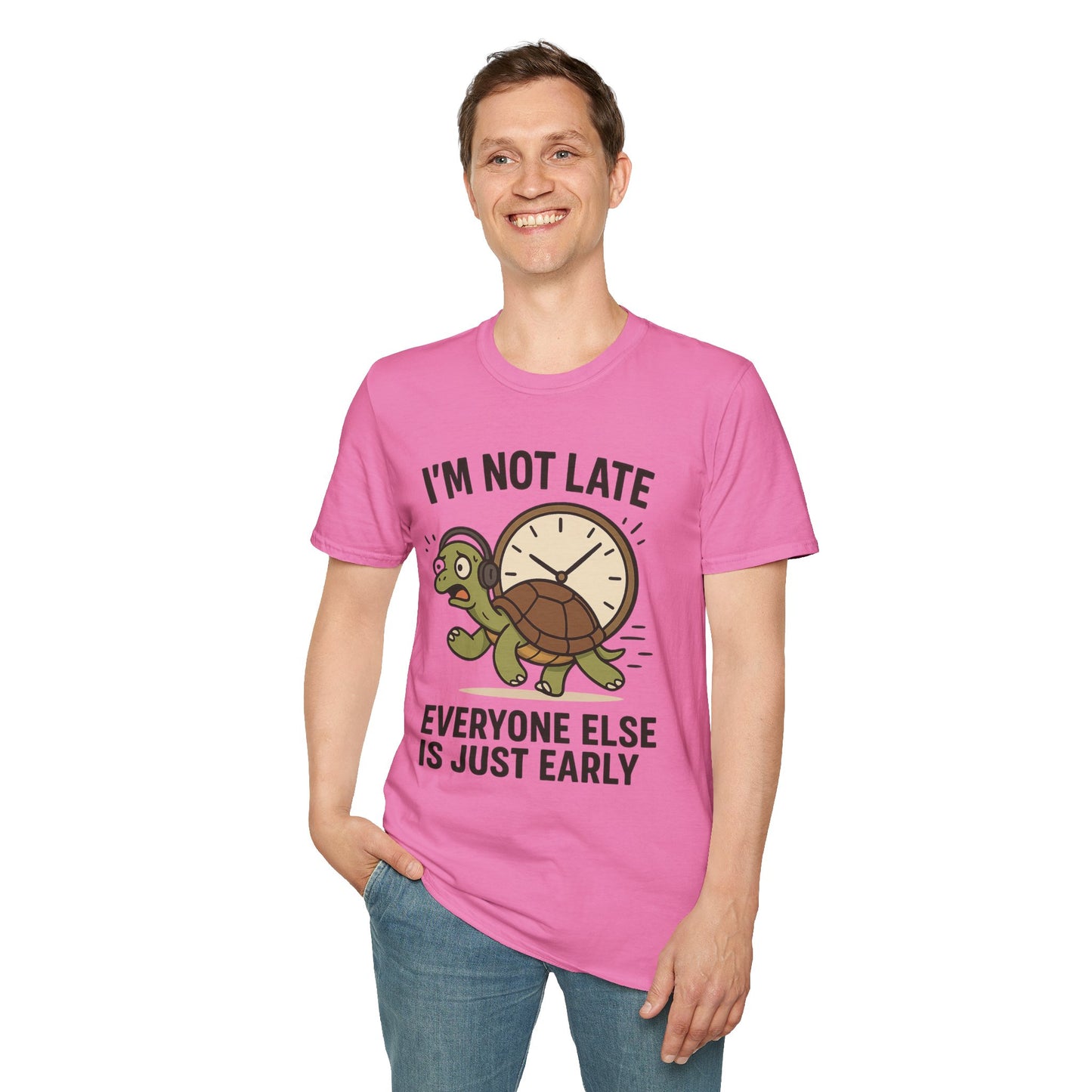 Funny Turtle T-Shirt, Humorous Gift for Friends, Unisex Graphic Tee, Birthday Present, Casual Wear, Animal Lover Shirt