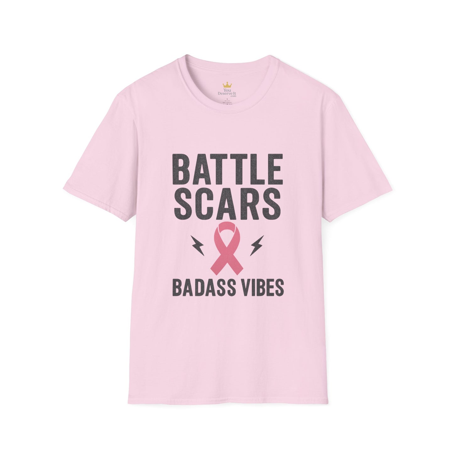 Battle Scars & Badass Vibes | Breast Cancer Warrior Tee
