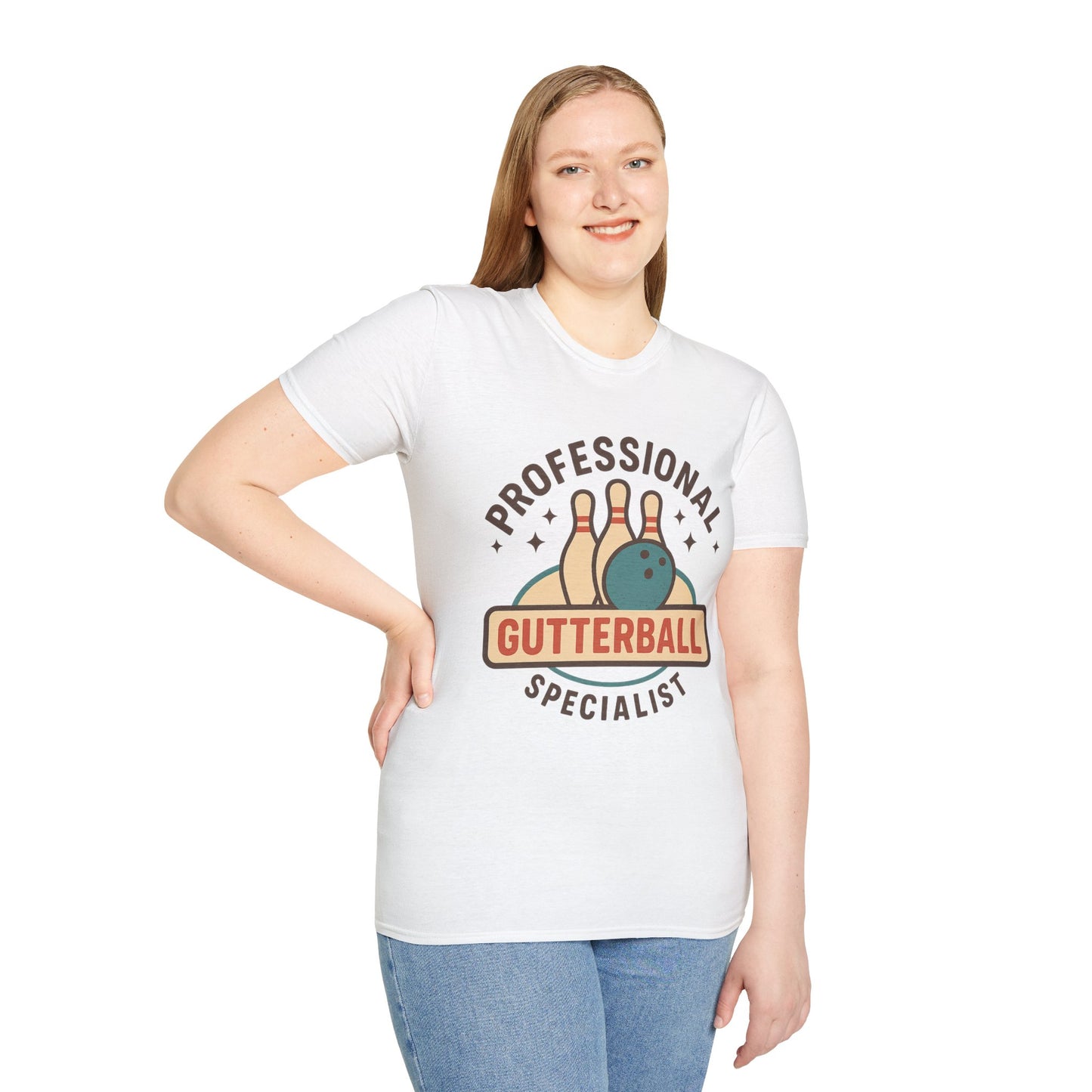 Professional Gutterball Specialist – Retro Bowling League T-Shirt