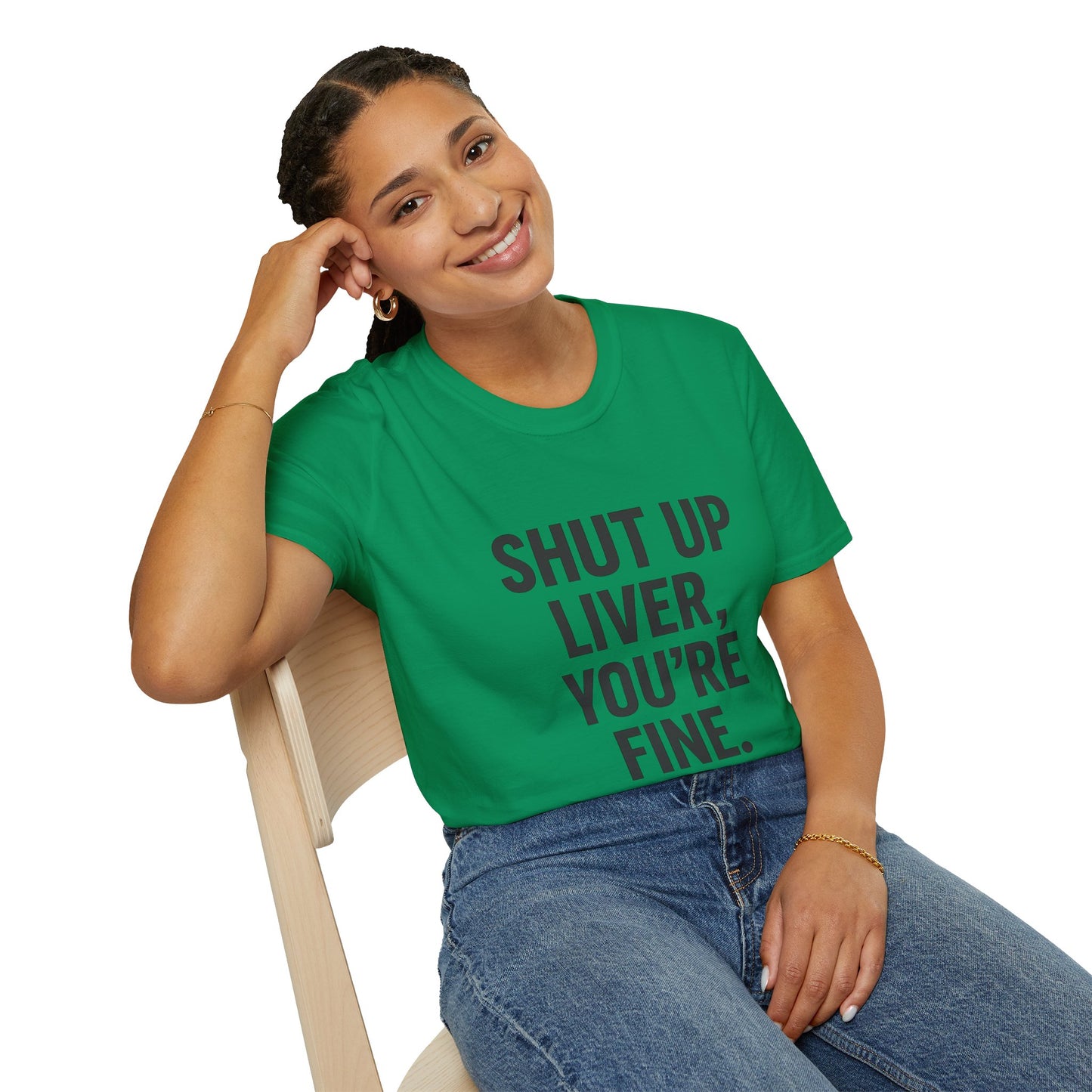 Shut Up Liver You're Fine T-Shirt | Funny Drinking Tee for Party People & Weekend Warriors