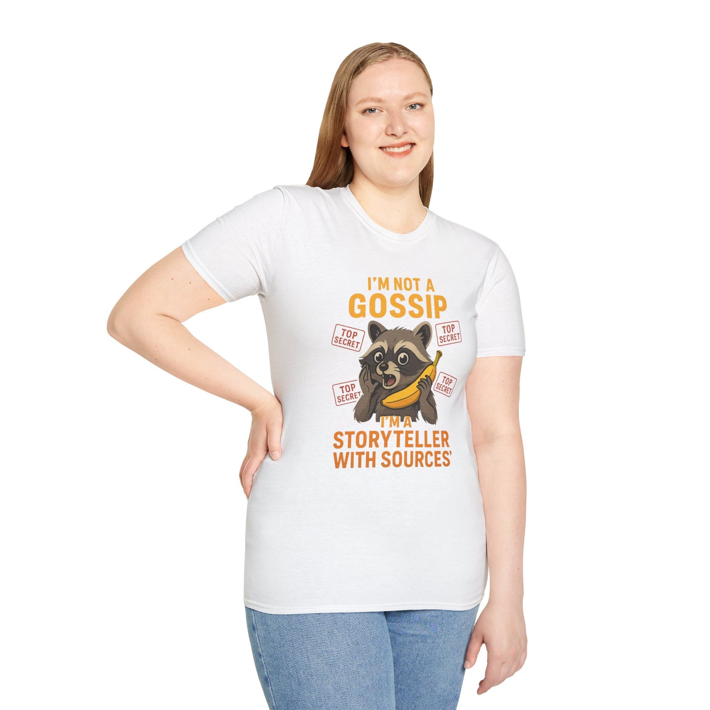 Funny Animal T-Shirt, I'm Not a Gossip Storyteller Tee, Gift for Animal Lovers, Casual Wear, Humorous Tees