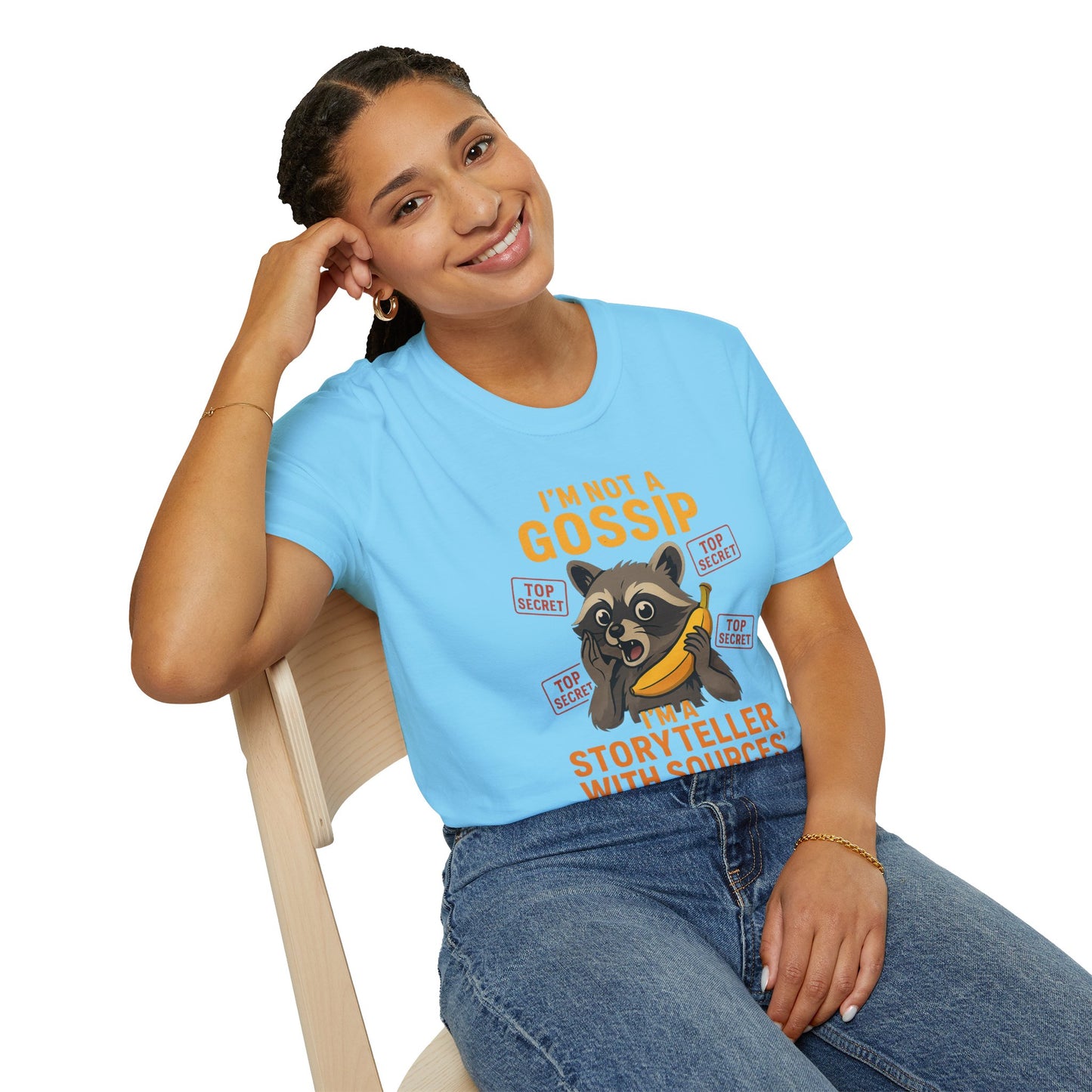 Funny Animal T-Shirt, I'm Not a Gossip Storyteller Tee, Gift for Animal Lovers, Casual Wear, Humorous Tees