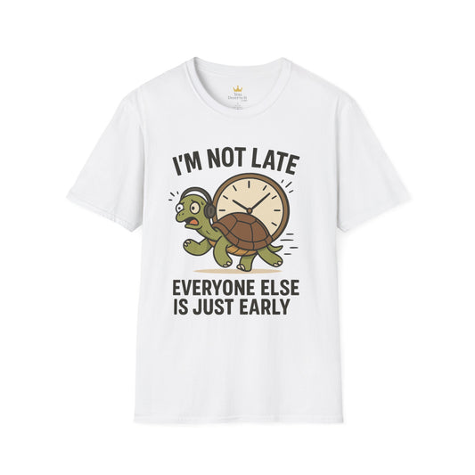 Funny Turtle T-Shirt, Humorous Gift for Friends, Unisex Graphic Tee, Birthday Present, Casual Wear, Animal Lover Shirt