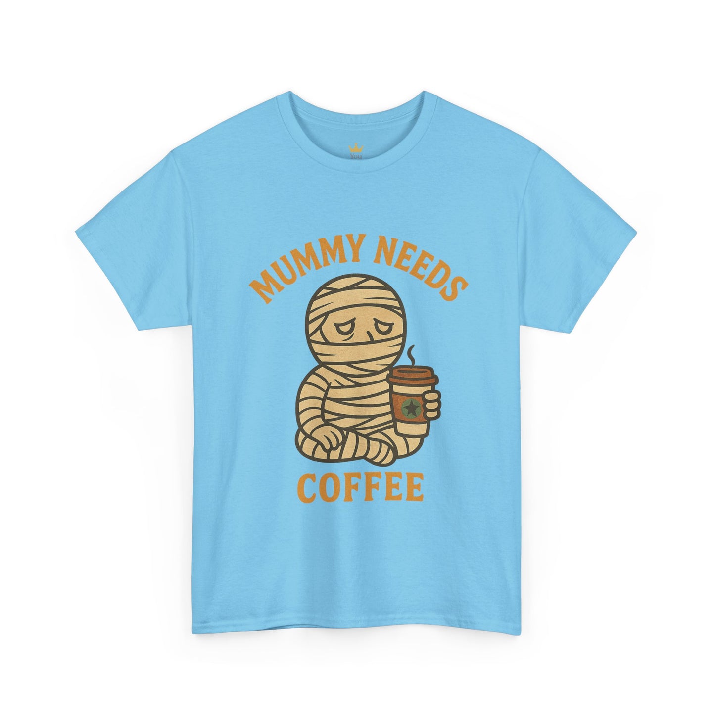 Mummy Needs Coffee Shirt | Funny Halloween Tired Mom Tee with Caffeine Theme
