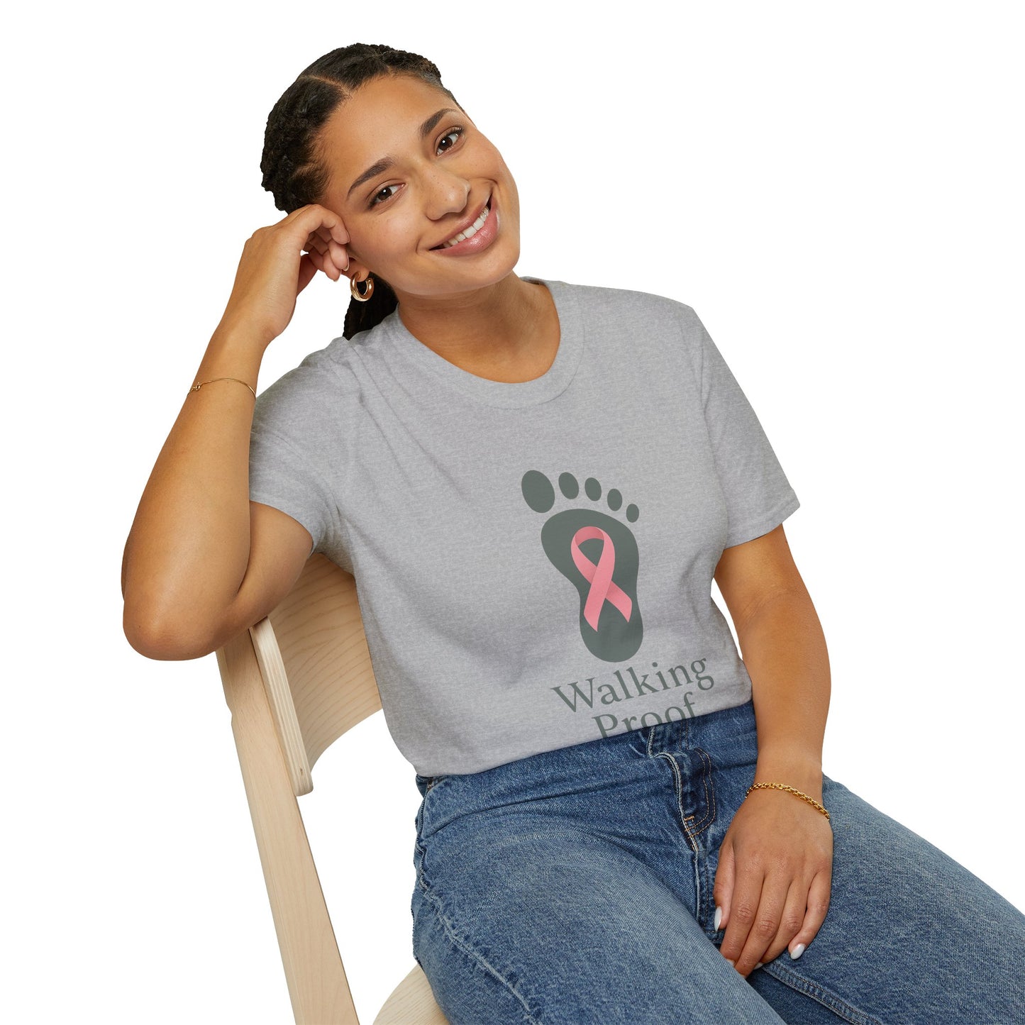 Walking Proof | Pink Ribbon Survivor Tee