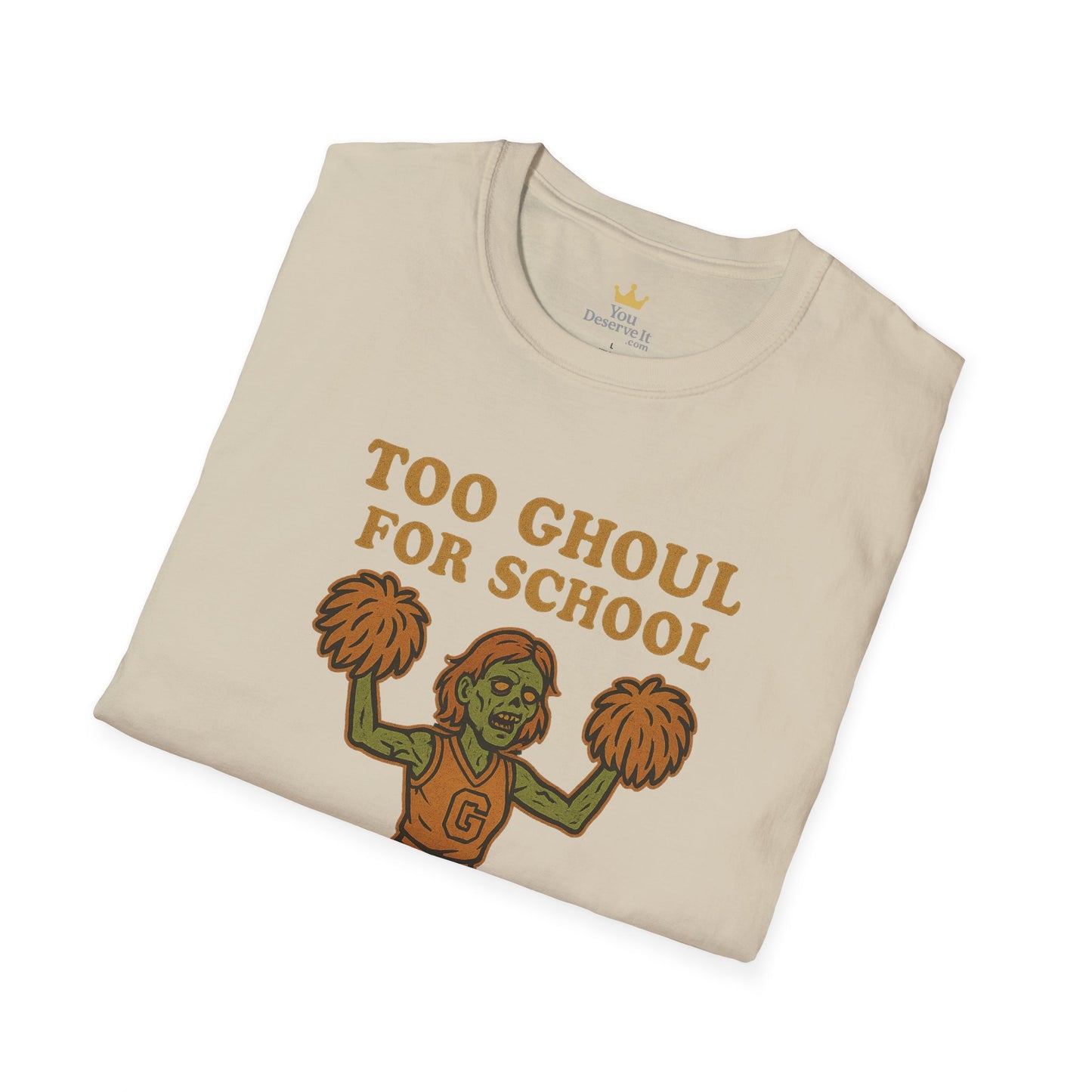 Too Ghoul for School | Zombie Cheerleader Halloween Tee