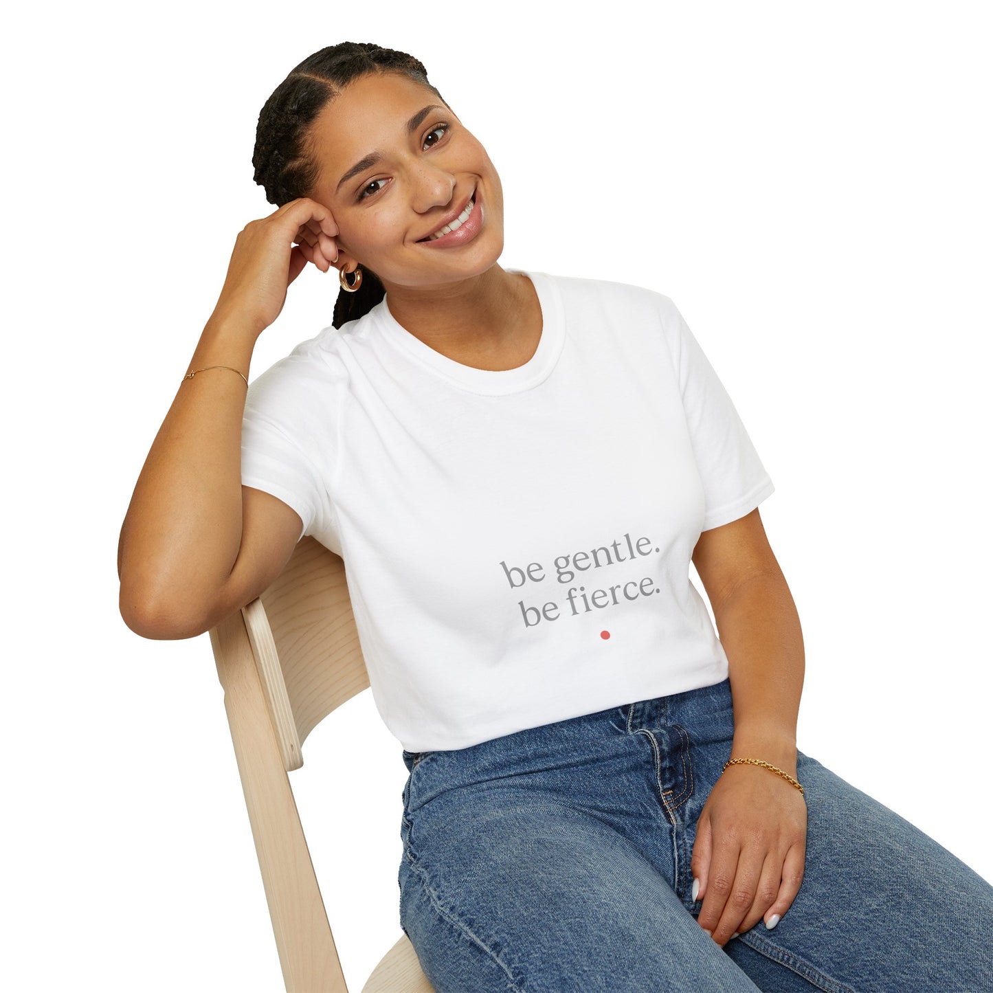 Be Gentle. Be Fierce. | Minimalist Empowerment Tee