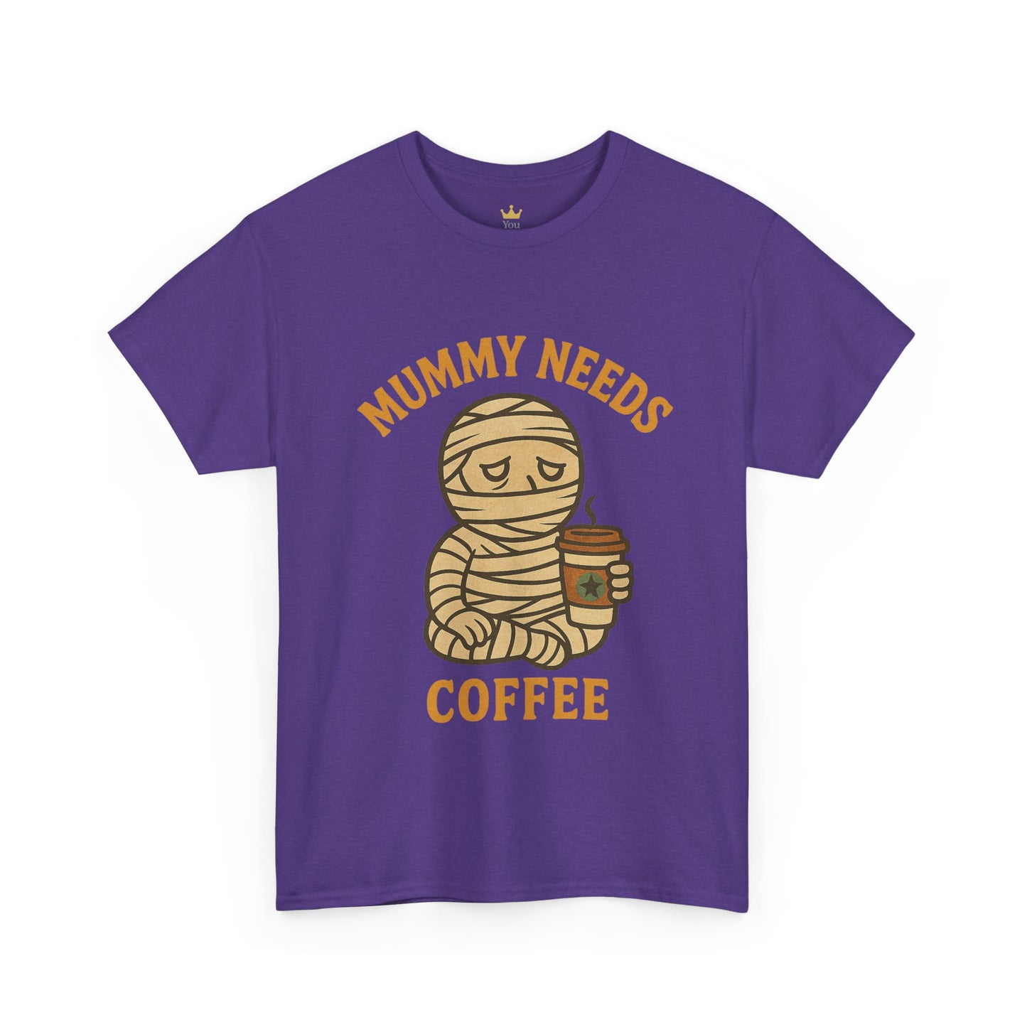 Mummy Needs Coffee Shirt | Funny Halloween Tired Mom Tee with Caffeine Theme