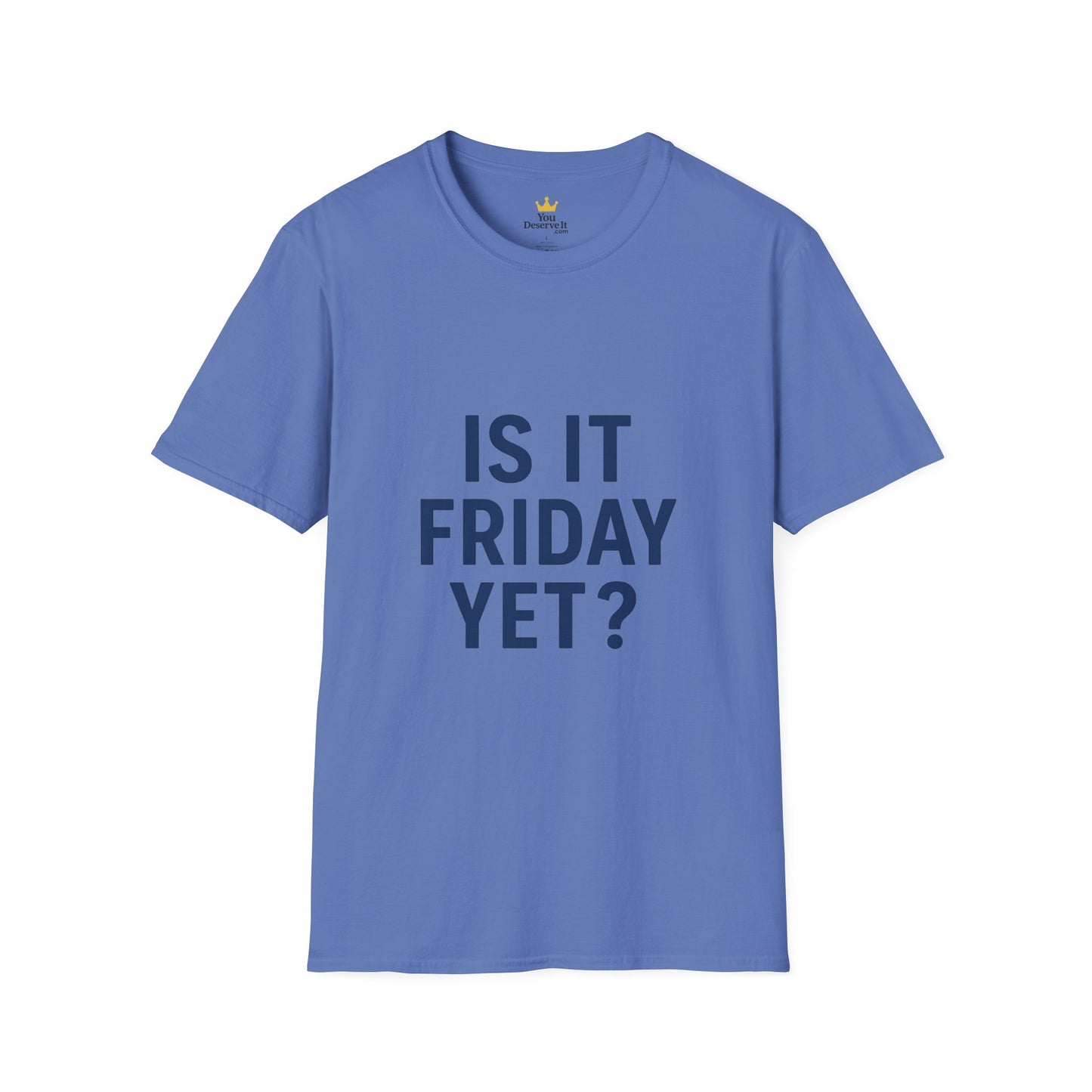 Is It Friday Yet? T-Shirt | Funny Work Week Shirt for Office Zombies