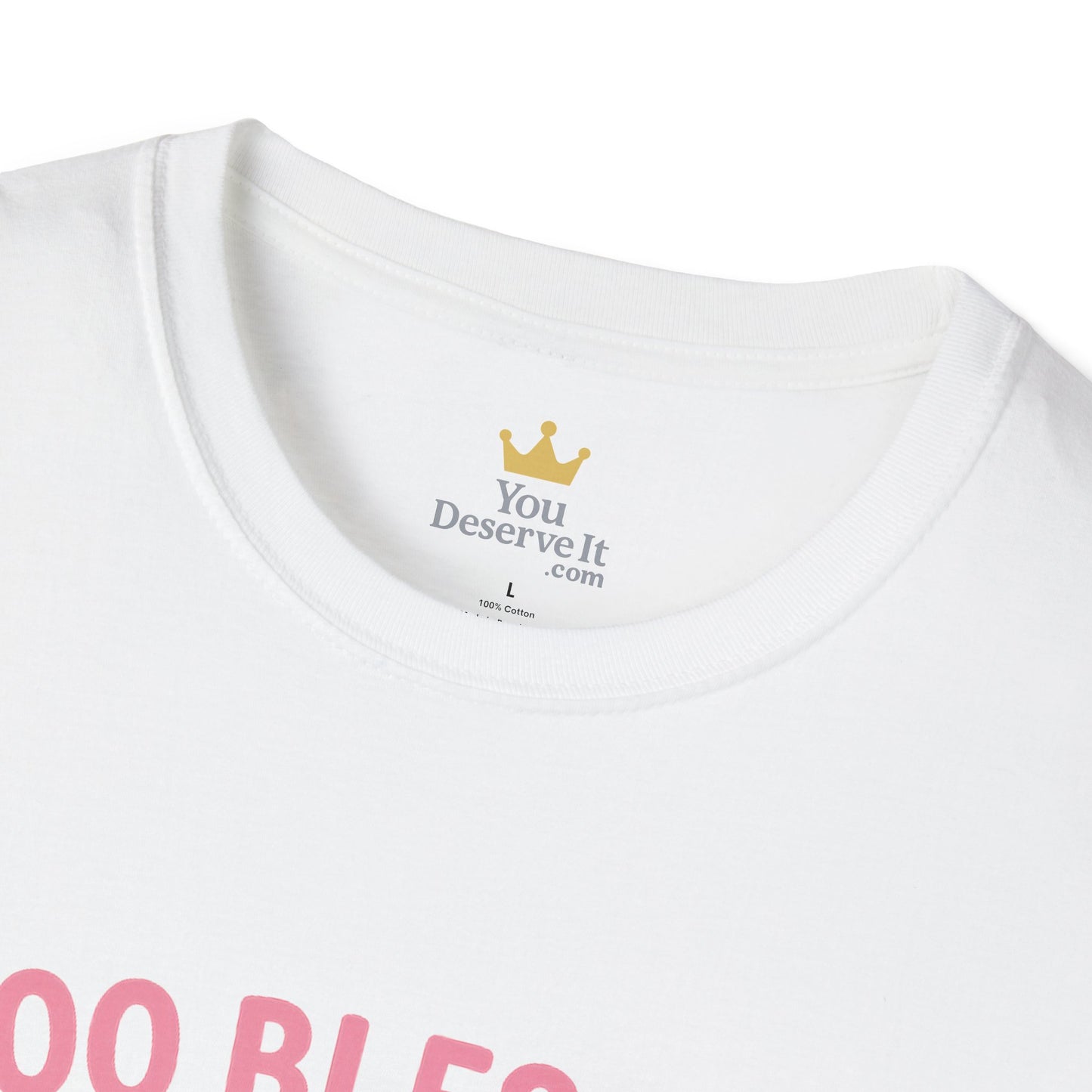 Too Blessed to Be Stressed (But Still Tired) | Breast Cancer Awareness Tee