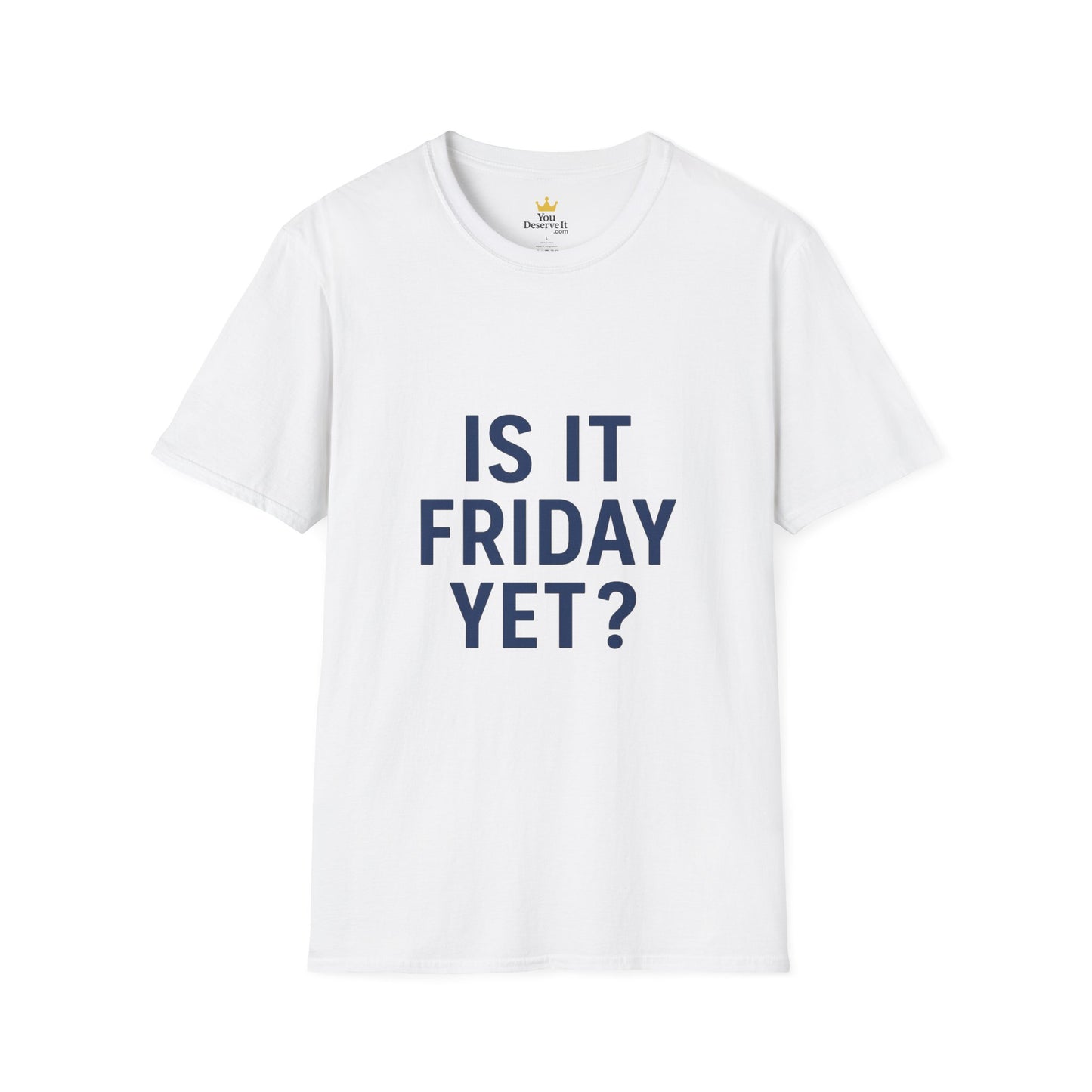 Is It Friday Yet? T-Shirt | Funny Work Week Shirt for Office Zombies