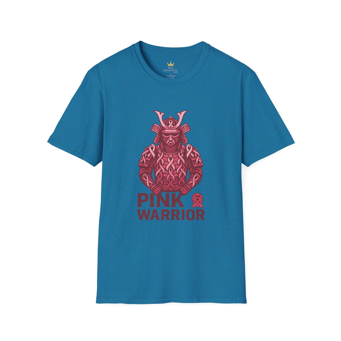 Pink Warrior Samurai T-Shirt | Breast Cancer Awareness Shirt for Fighters and Supporters
