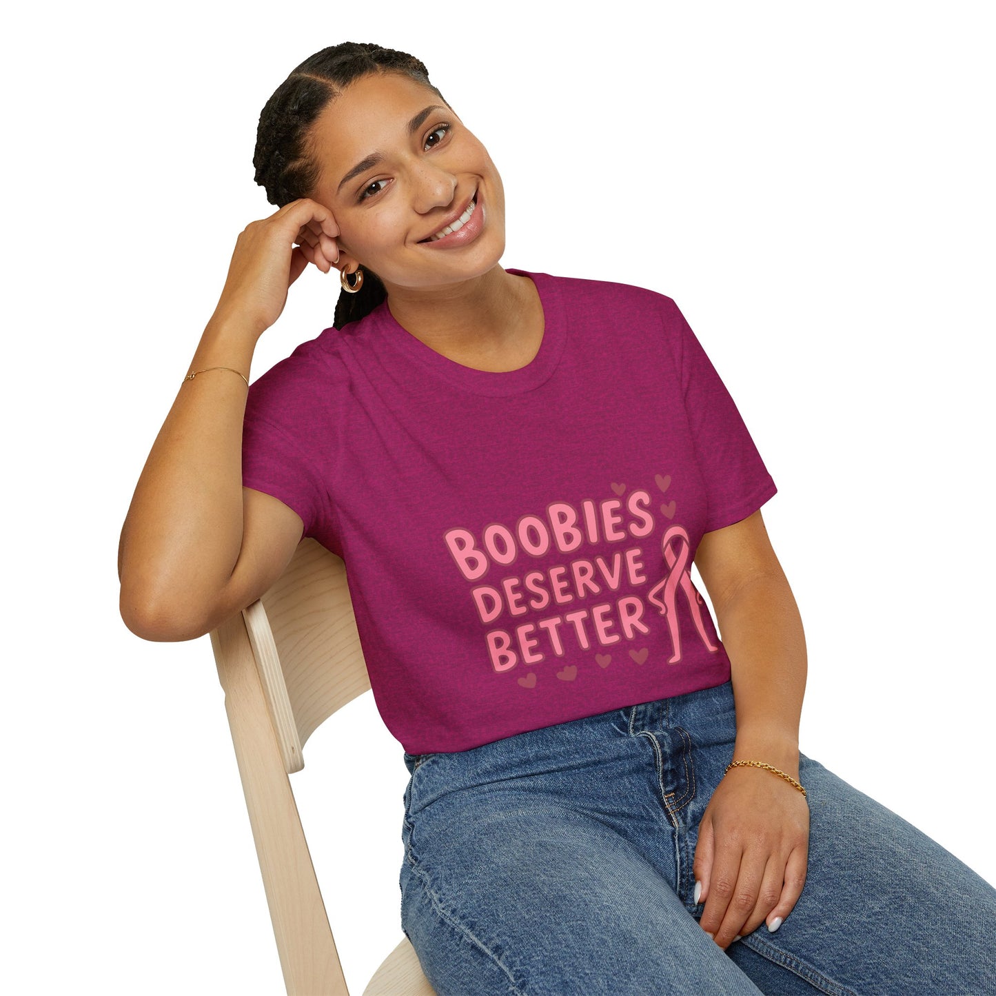 Boobies Deserve Better | Cute Breast Cancer Awareness Shirt