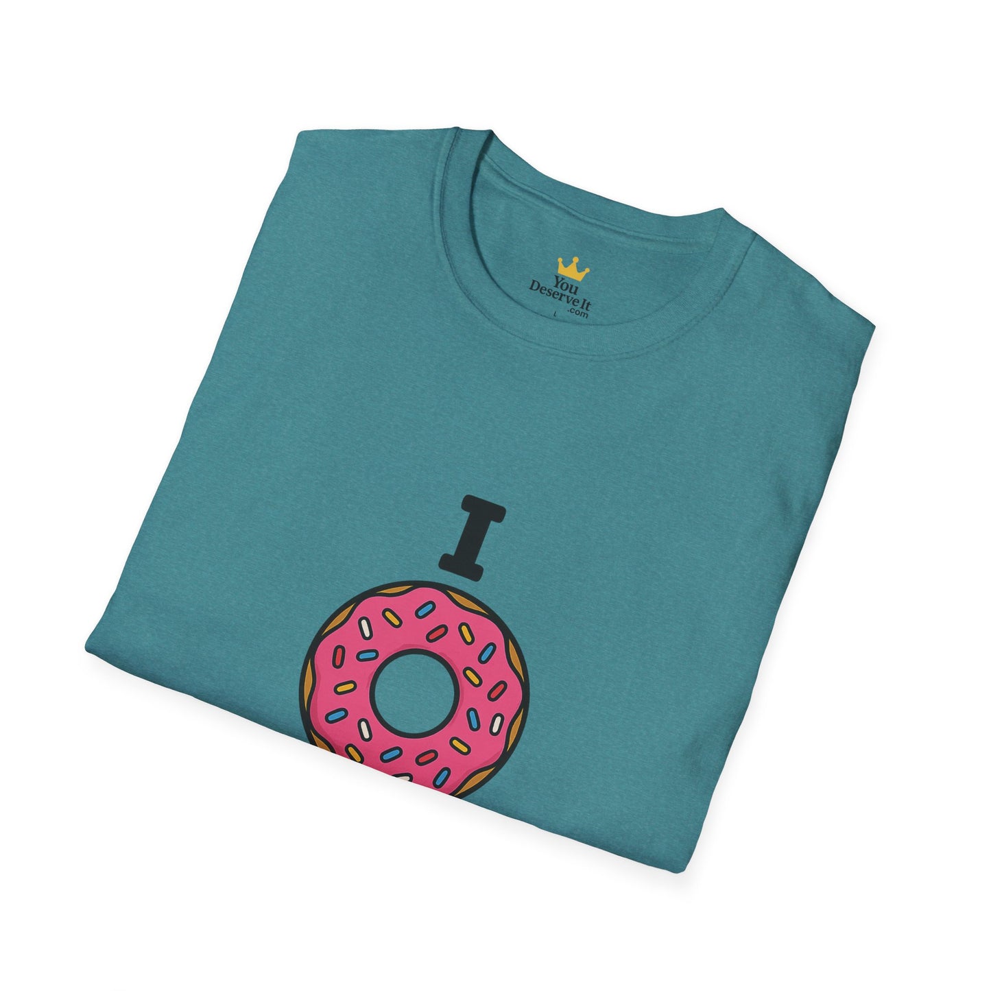 I Donut Care | Funny Pink Sprinkle Donut Shirt