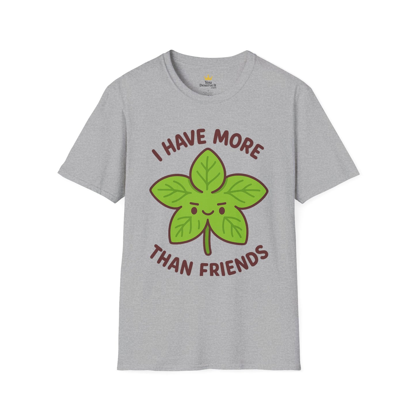 I Have More Basil Than Friends – Cute Kawaii Garden T-Shirt