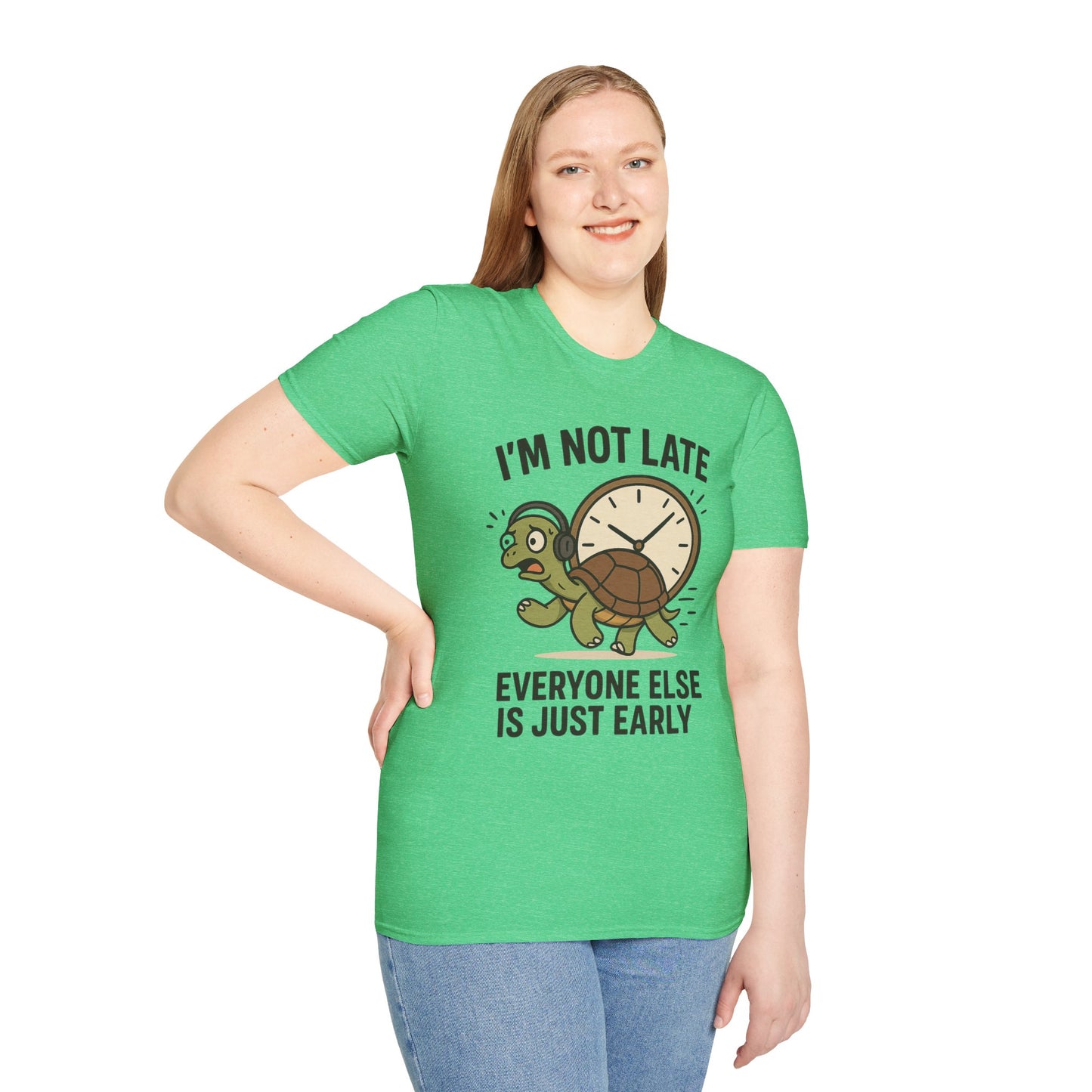 Funny Turtle T-Shirt, Humorous Gift for Friends, Unisex Graphic Tee, Birthday Present, Casual Wear, Animal Lover Shirt