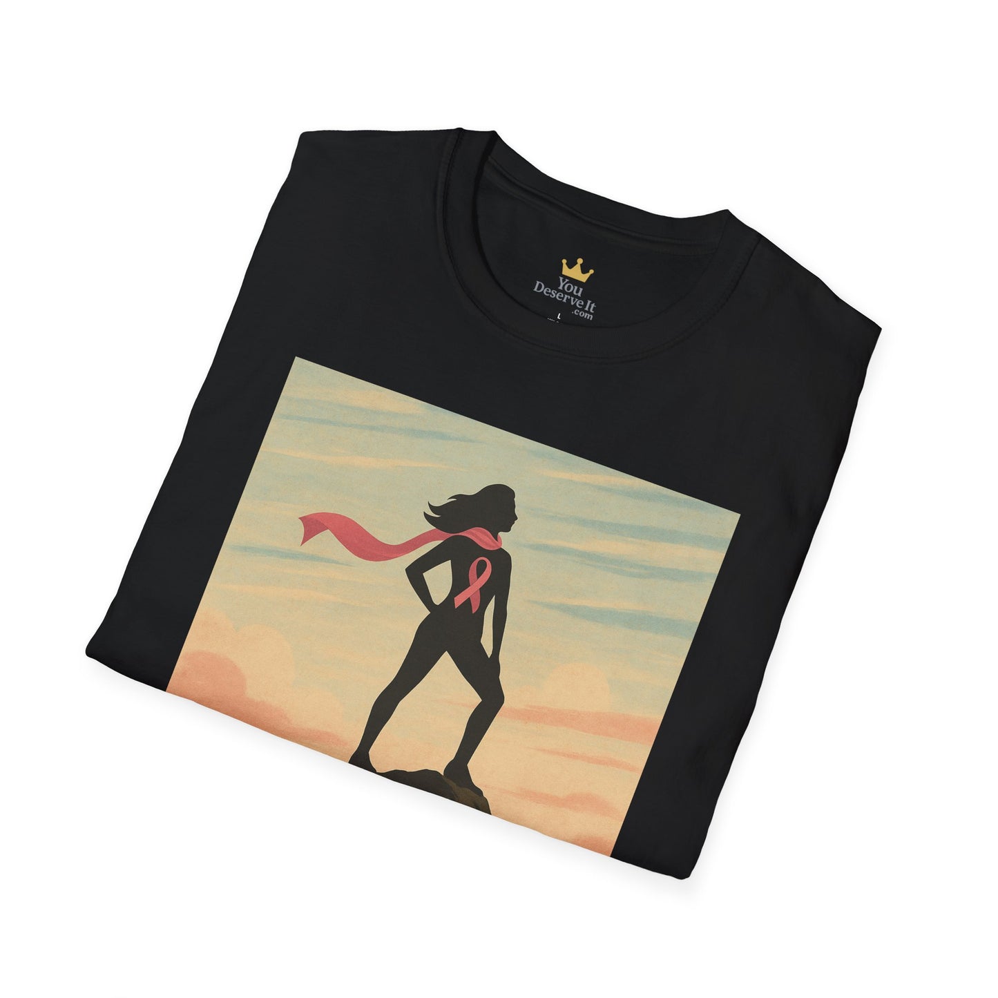 Still Standing Shirt | Breast Cancer Survivor Graphic Tee | Warrior Woman Ribbon Shirt