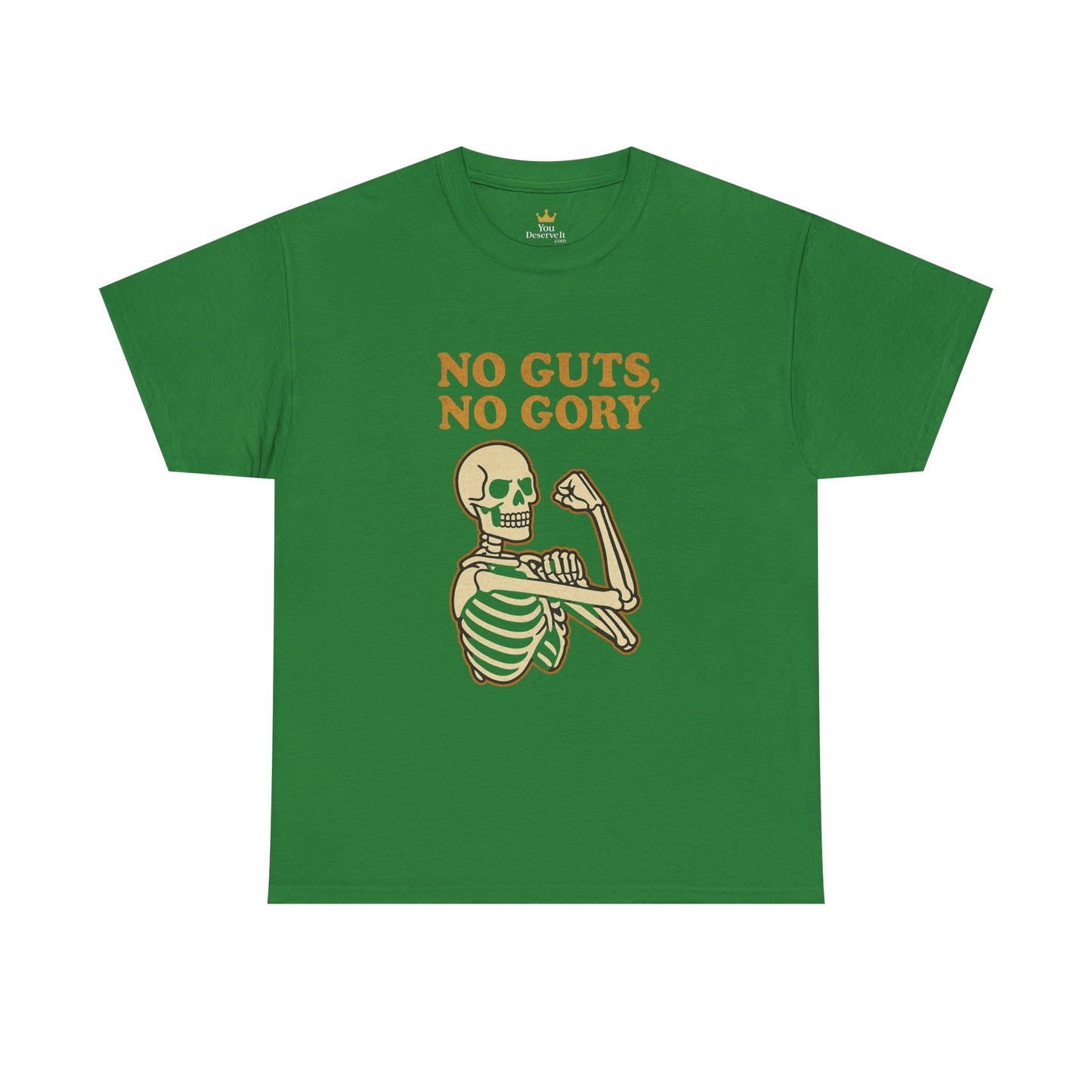 No Guts, No Gory | Halloween Skeleton Motivation Tee