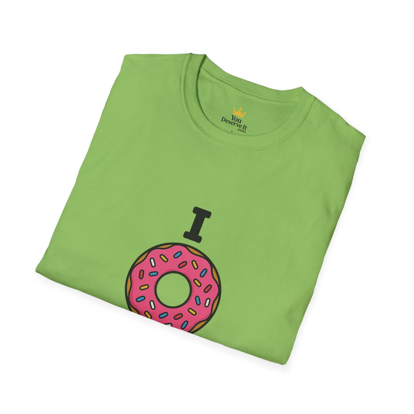 I Donut Care | Funny Pink Sprinkle Donut Shirt