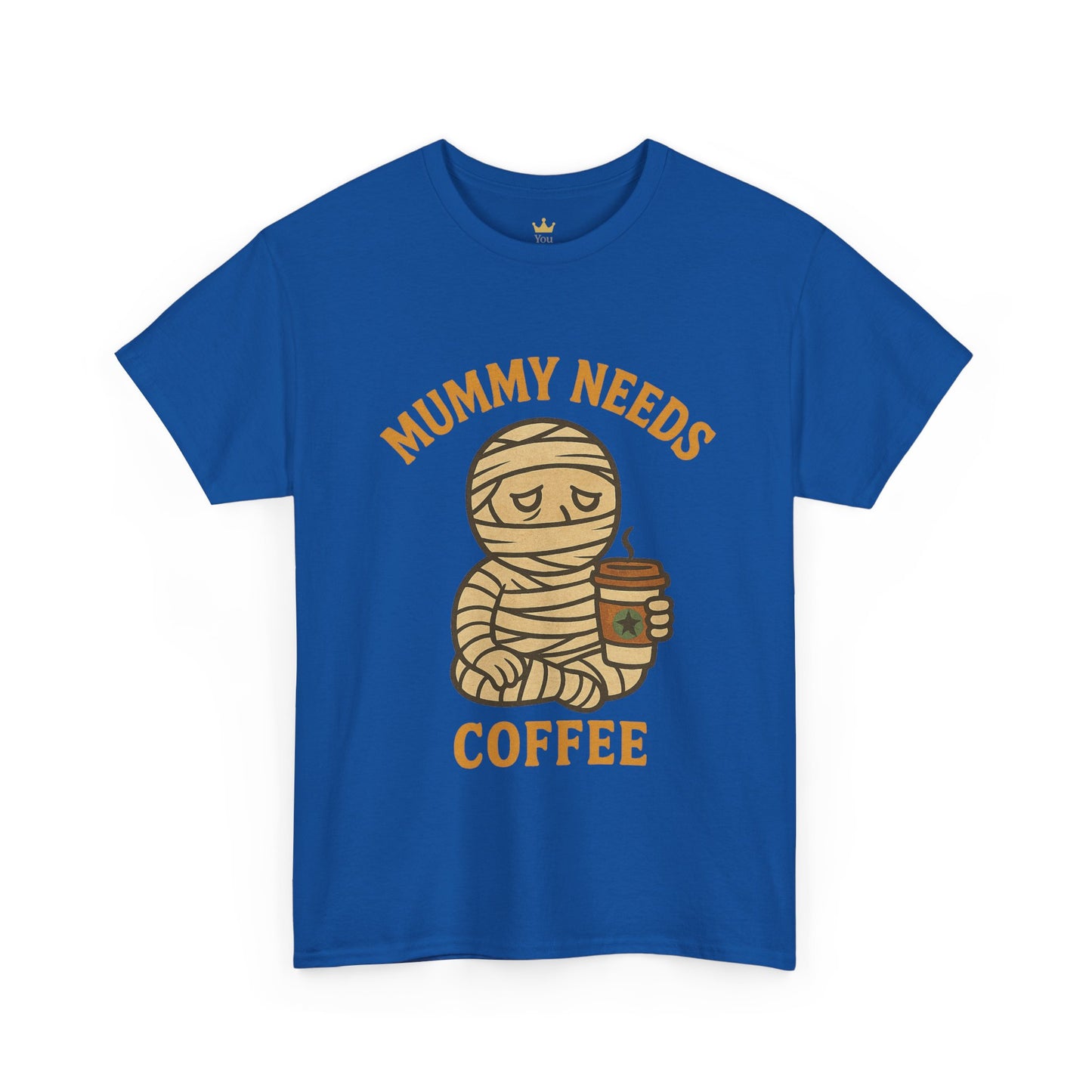 Mummy Needs Coffee Shirt | Funny Halloween Tired Mom Tee with Caffeine Theme